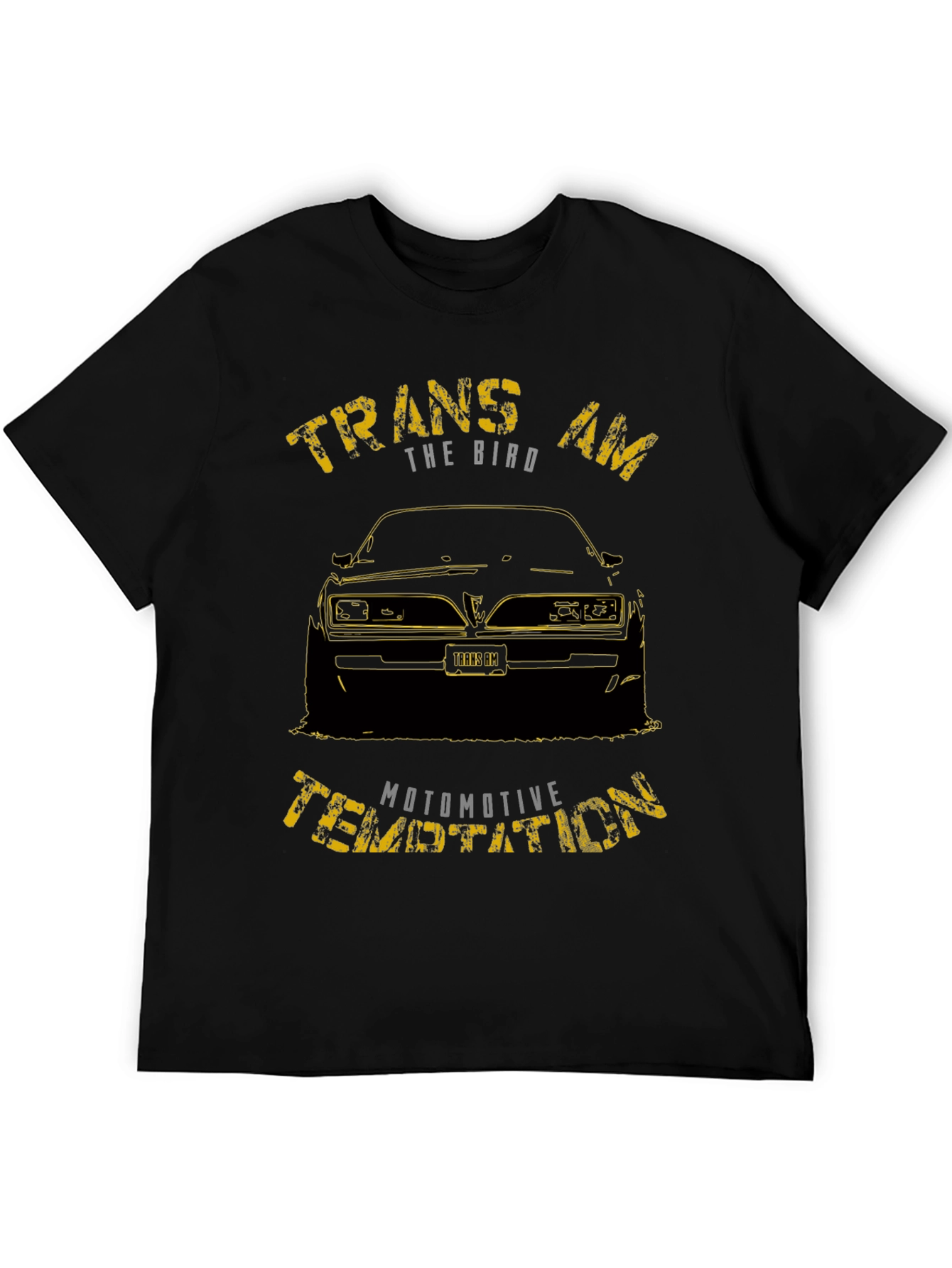 Trans Am Car Graphic Black T-Shirt