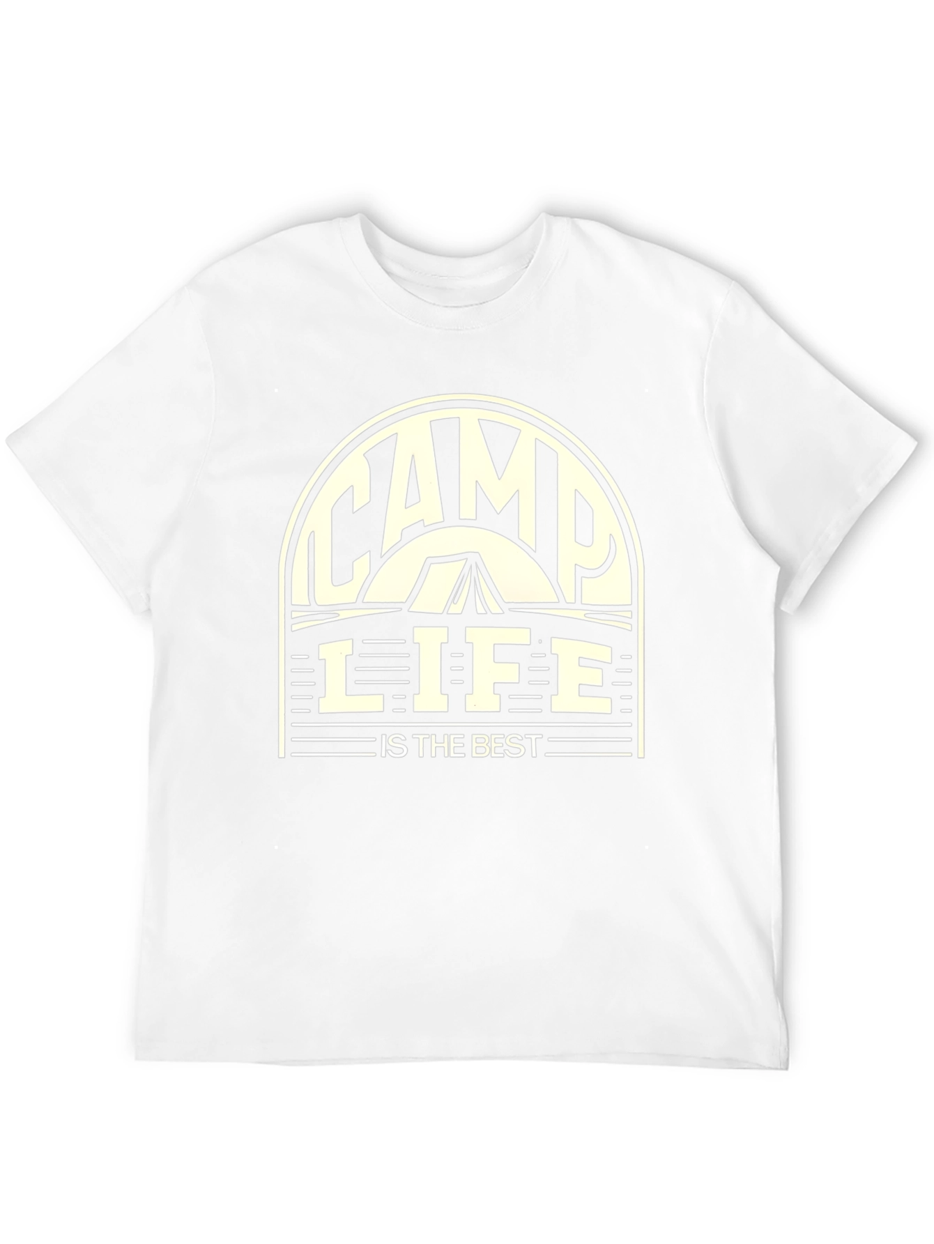 Camp Life is the Best Black T-Shirt