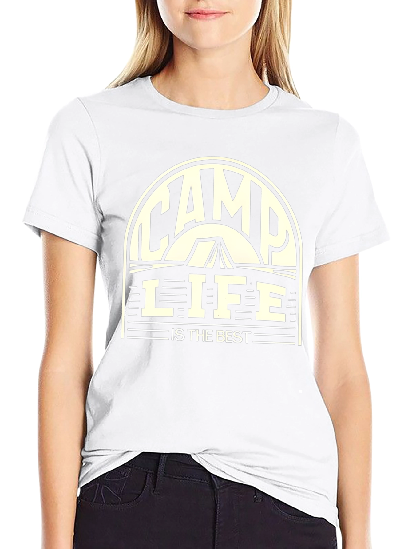 Camp Life is the Best Black T-Shirt