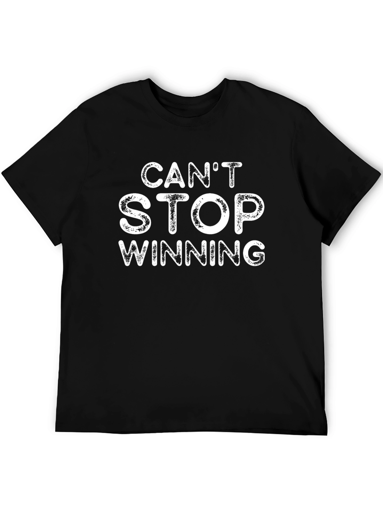 Cant Stop Winning Graphic T-Shirt - Black