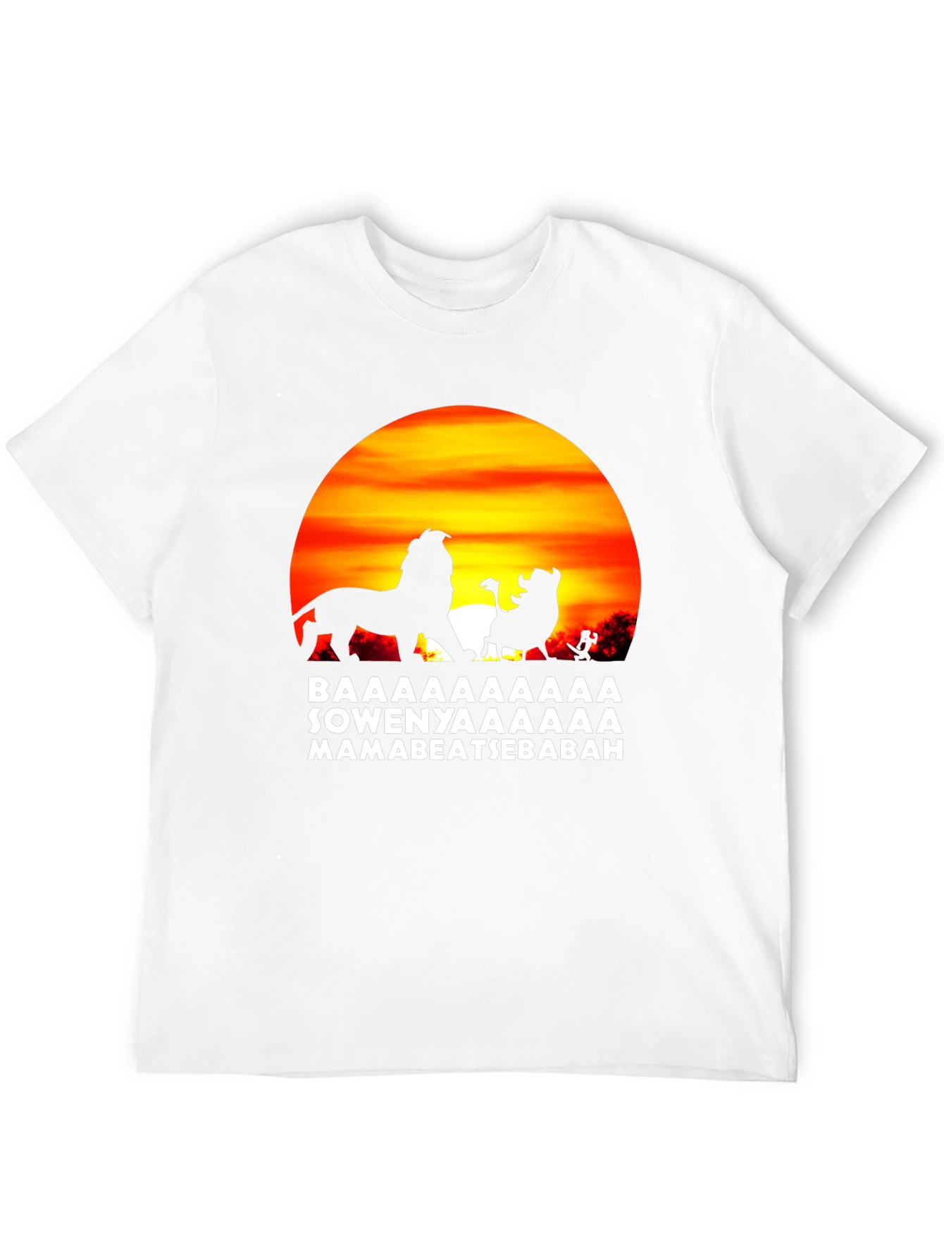Lion King Hakuna Matata Mens Black T-Shirt