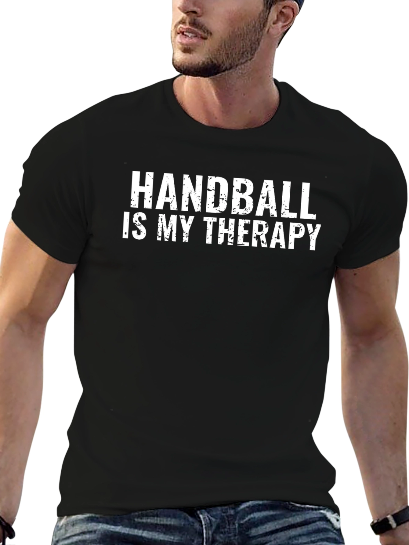 Handball Is My Therapy Graphic Tee