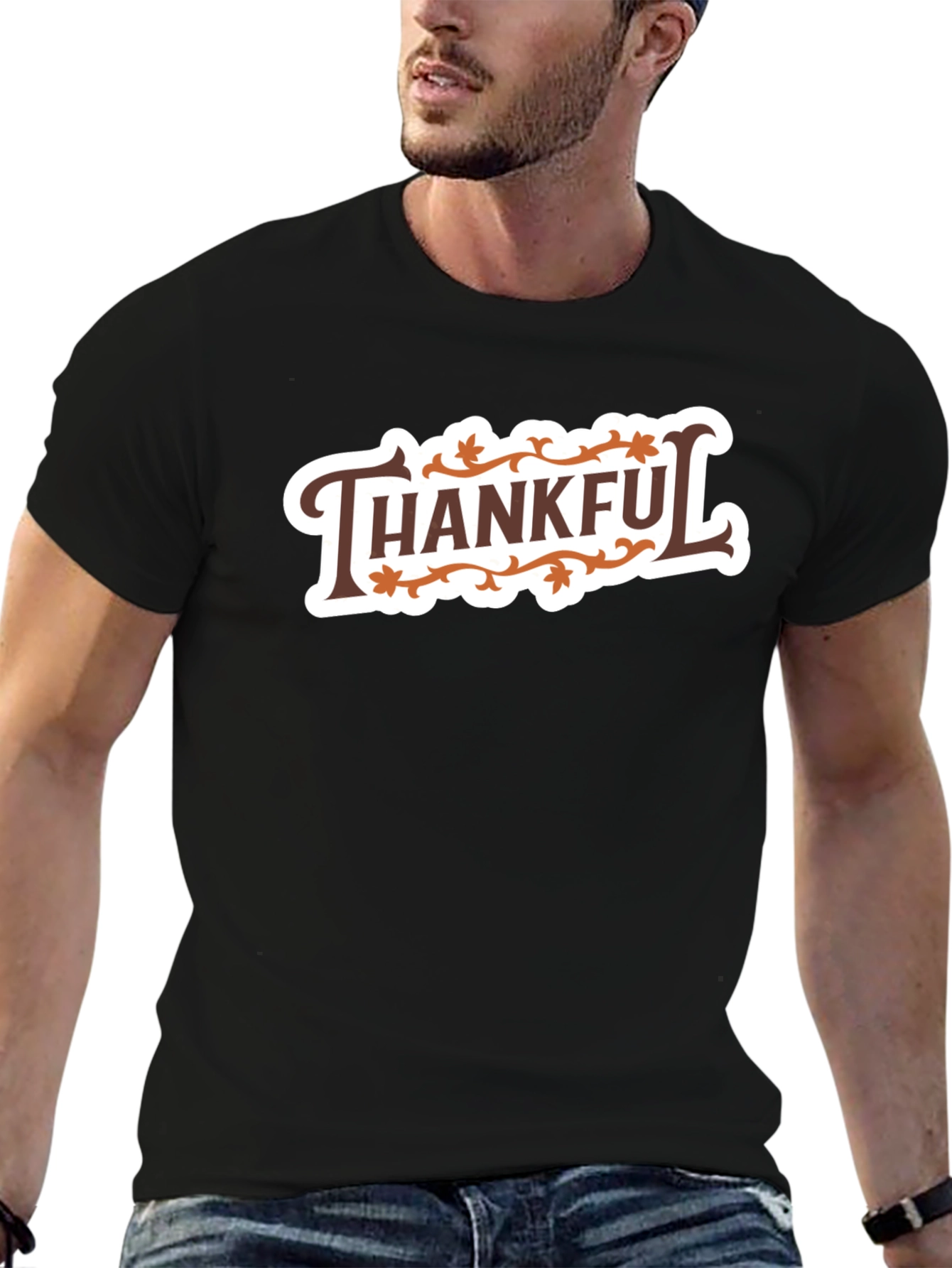 Thankful T-Shirt Fall Thanksgiving Holiday Shirt