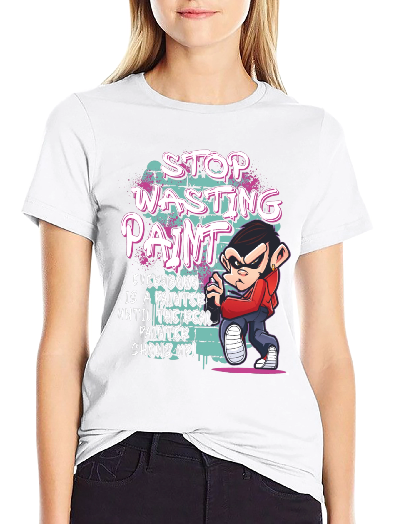 Stop Wasting Paint Graphic Tee