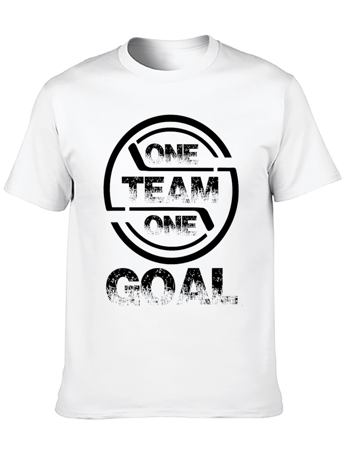 One Team One Goal Black T-Shirt