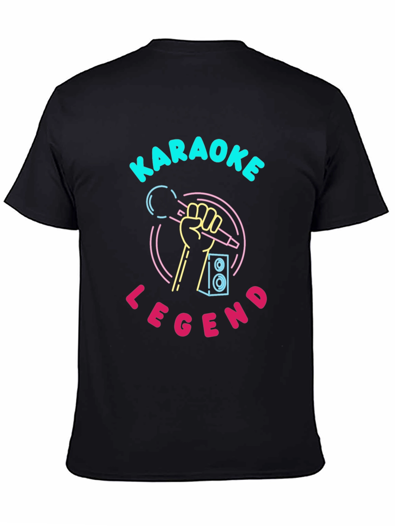 Karaoke Legend T-Shirt - Neon Design
