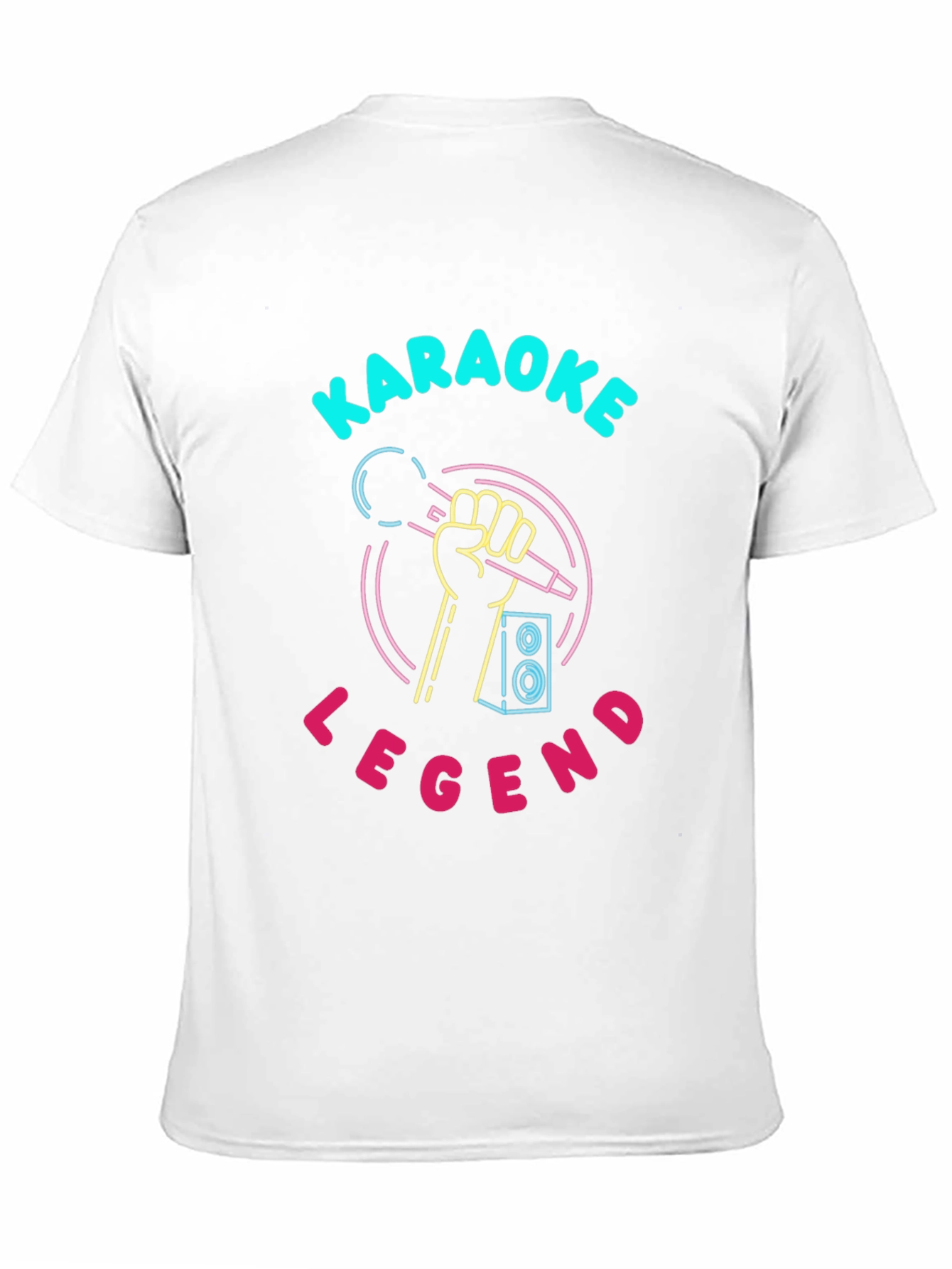 Karaoke Legend T-Shirt - Neon Design