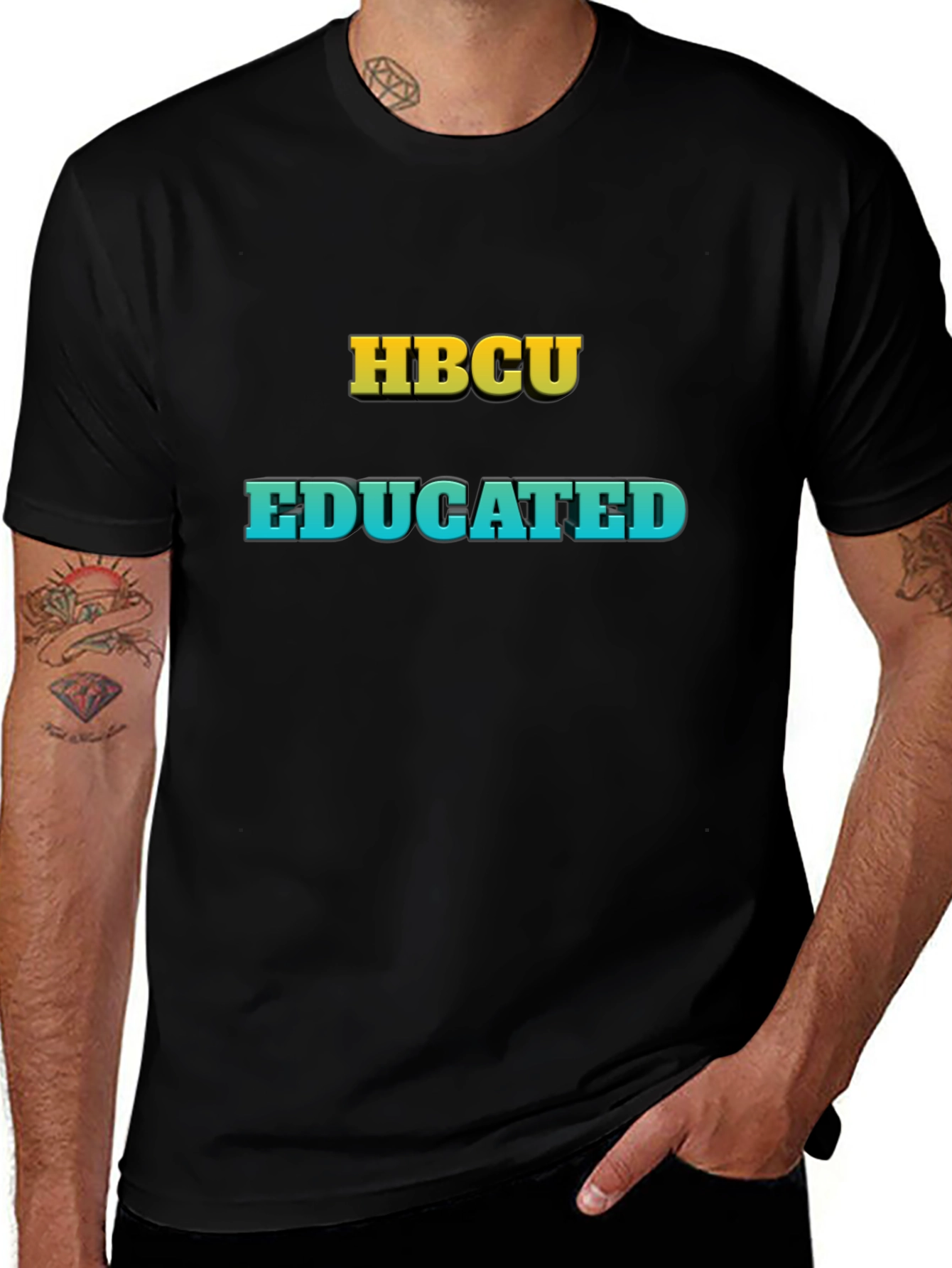 HBCU Educated Black T-Shirt