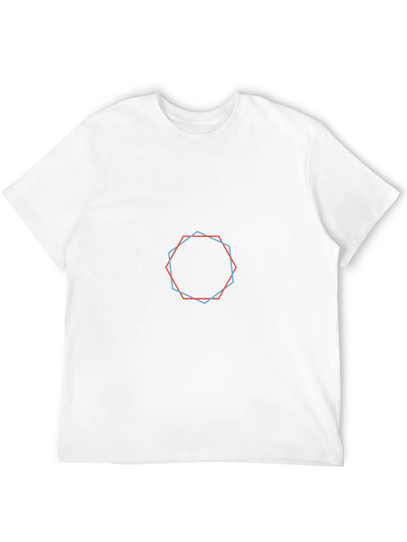 Geometric Design Black T-Shirt