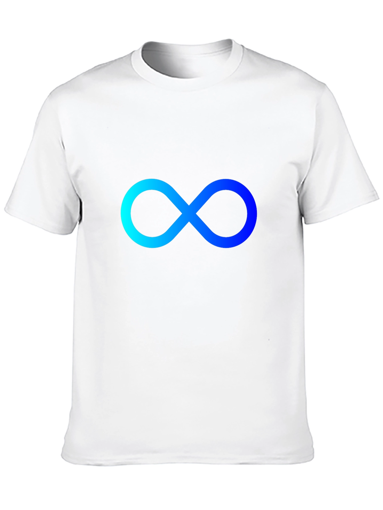 Infinity Symbol Black T-Shirt - Modern Style