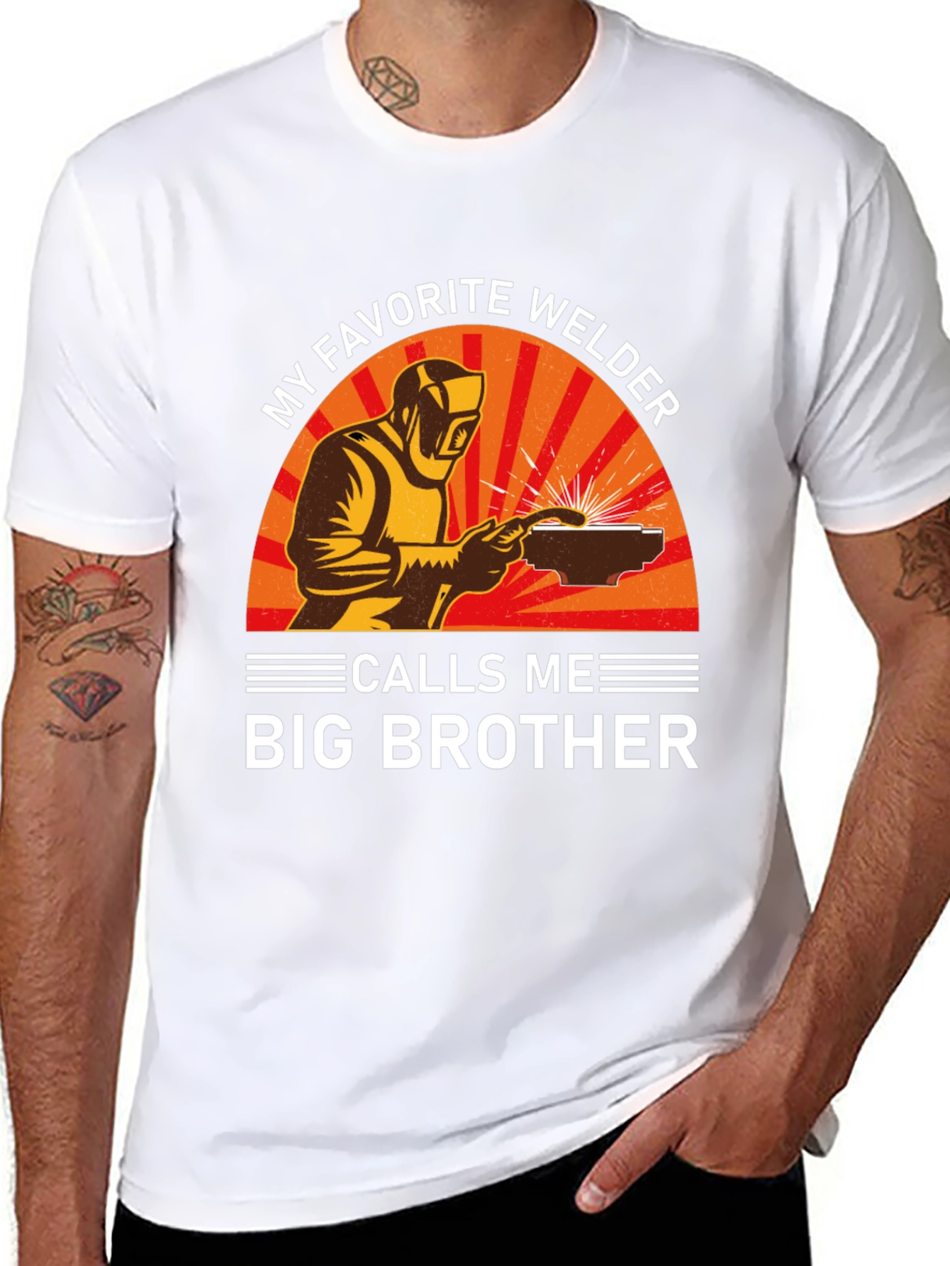 My Favorite Welder Calls Me Big Brother T-Shirt