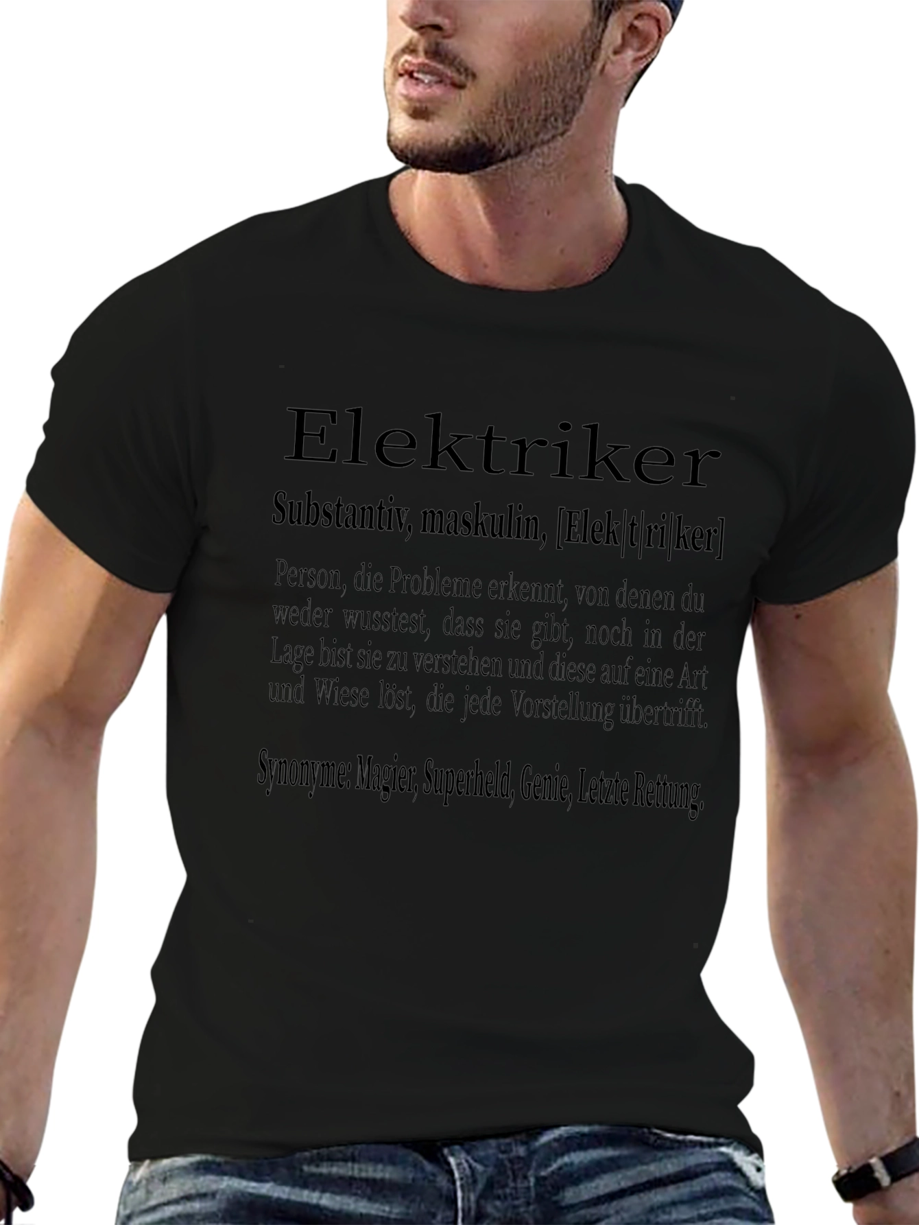 Elektriker Definition Graphic Tee