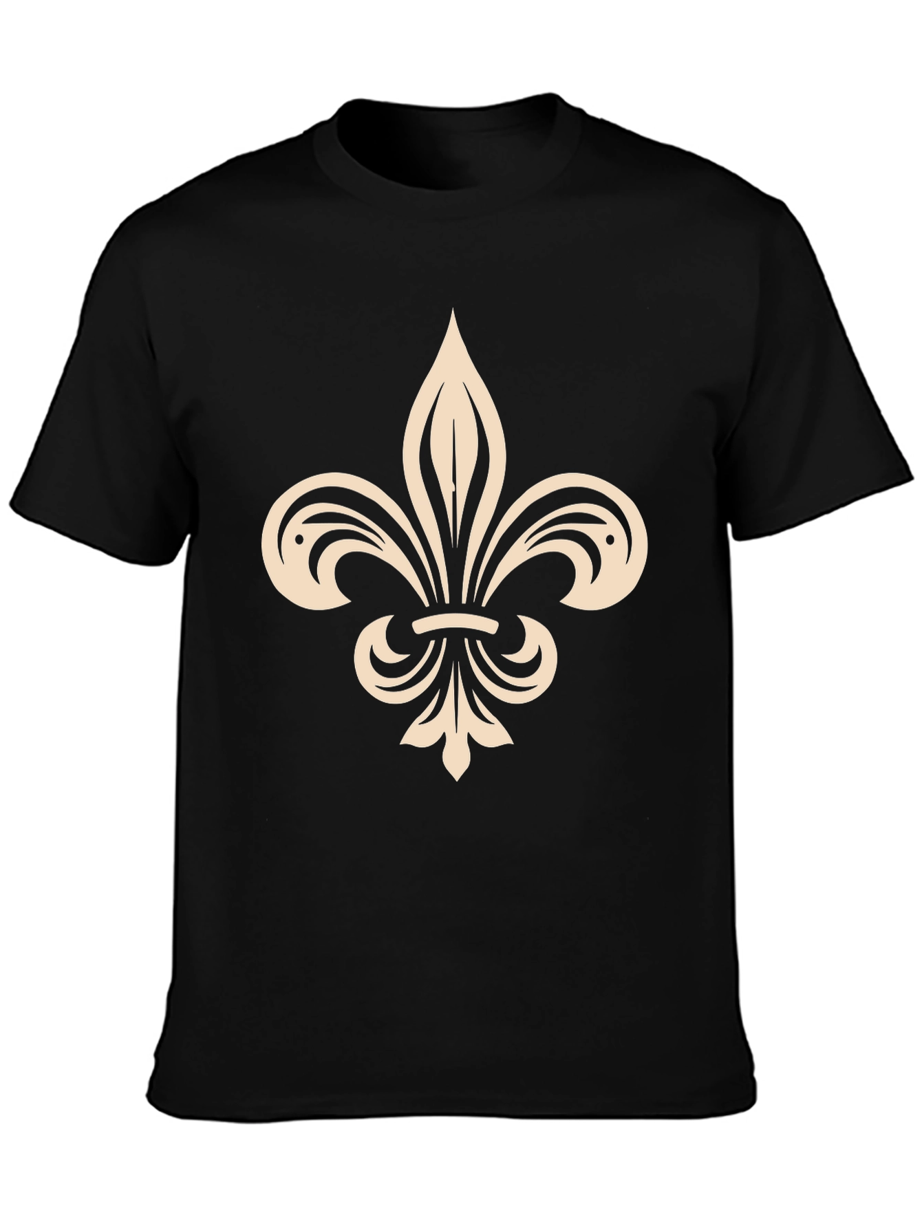 Fleur-de-lis Graphic Tee - Stylish Casual Wear