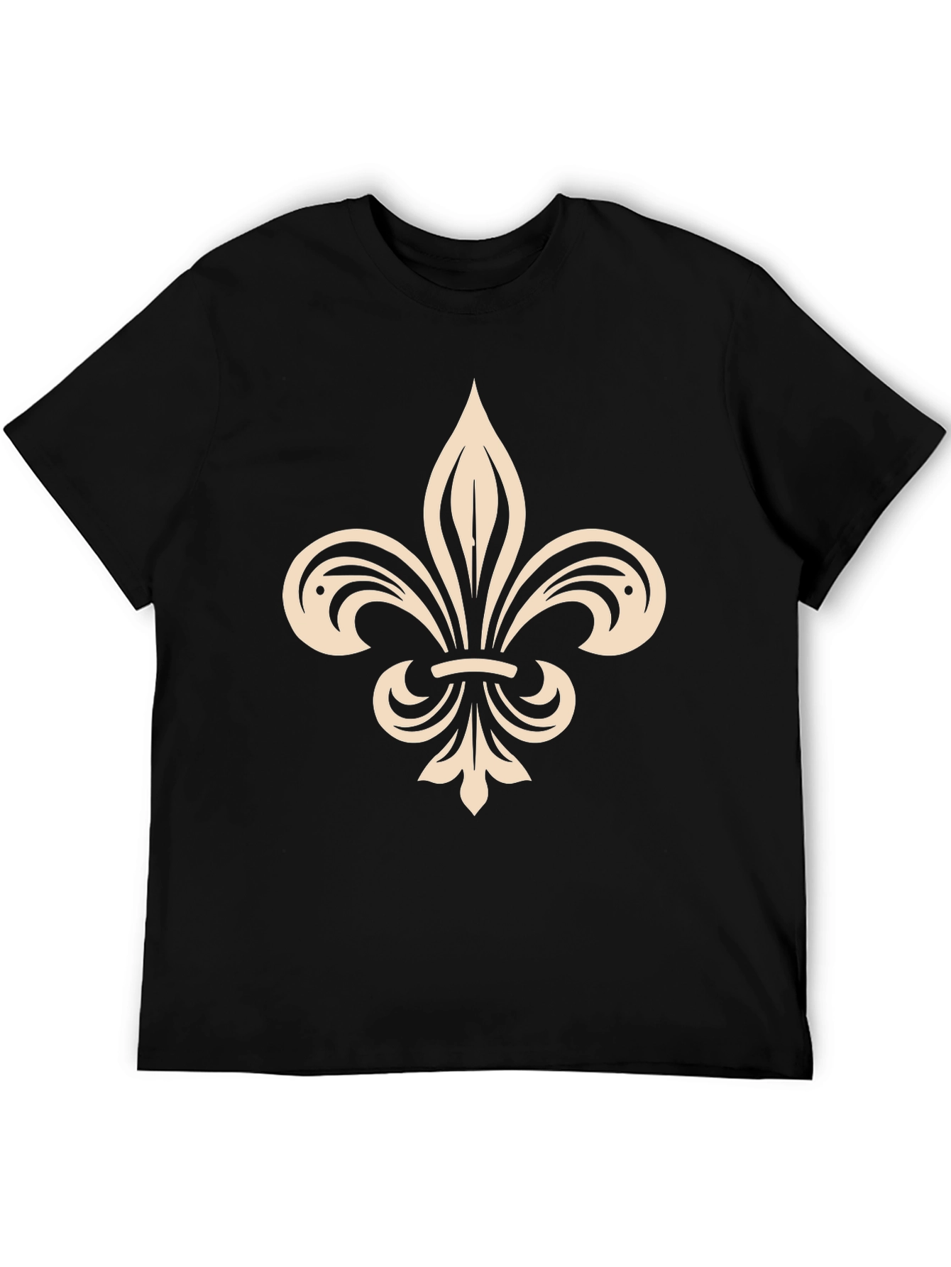 Fleur-de-lis Graphic Tee - Stylish Casual Wear