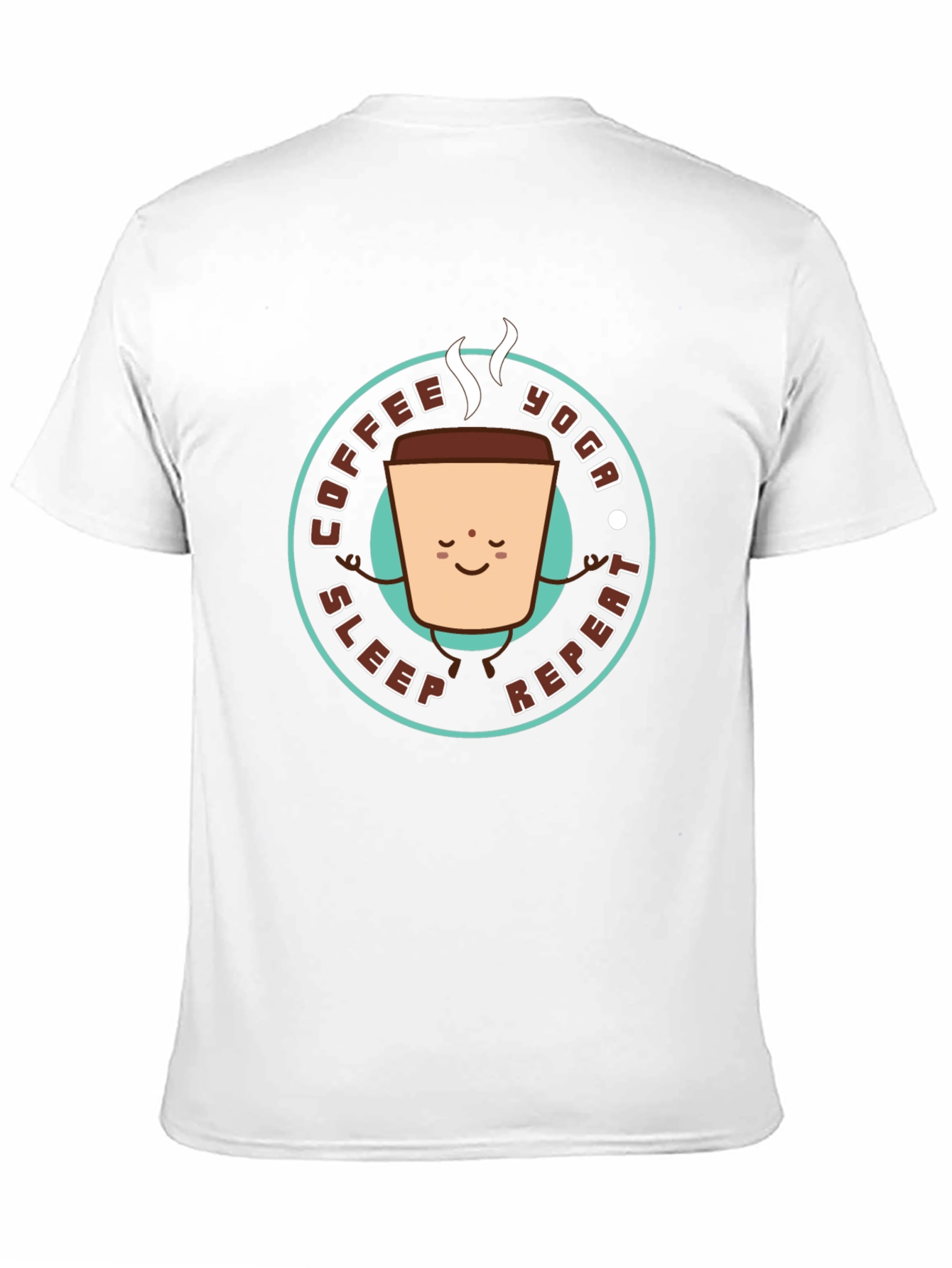 Coffee Yoga Sleep Repeat Graphic Tee