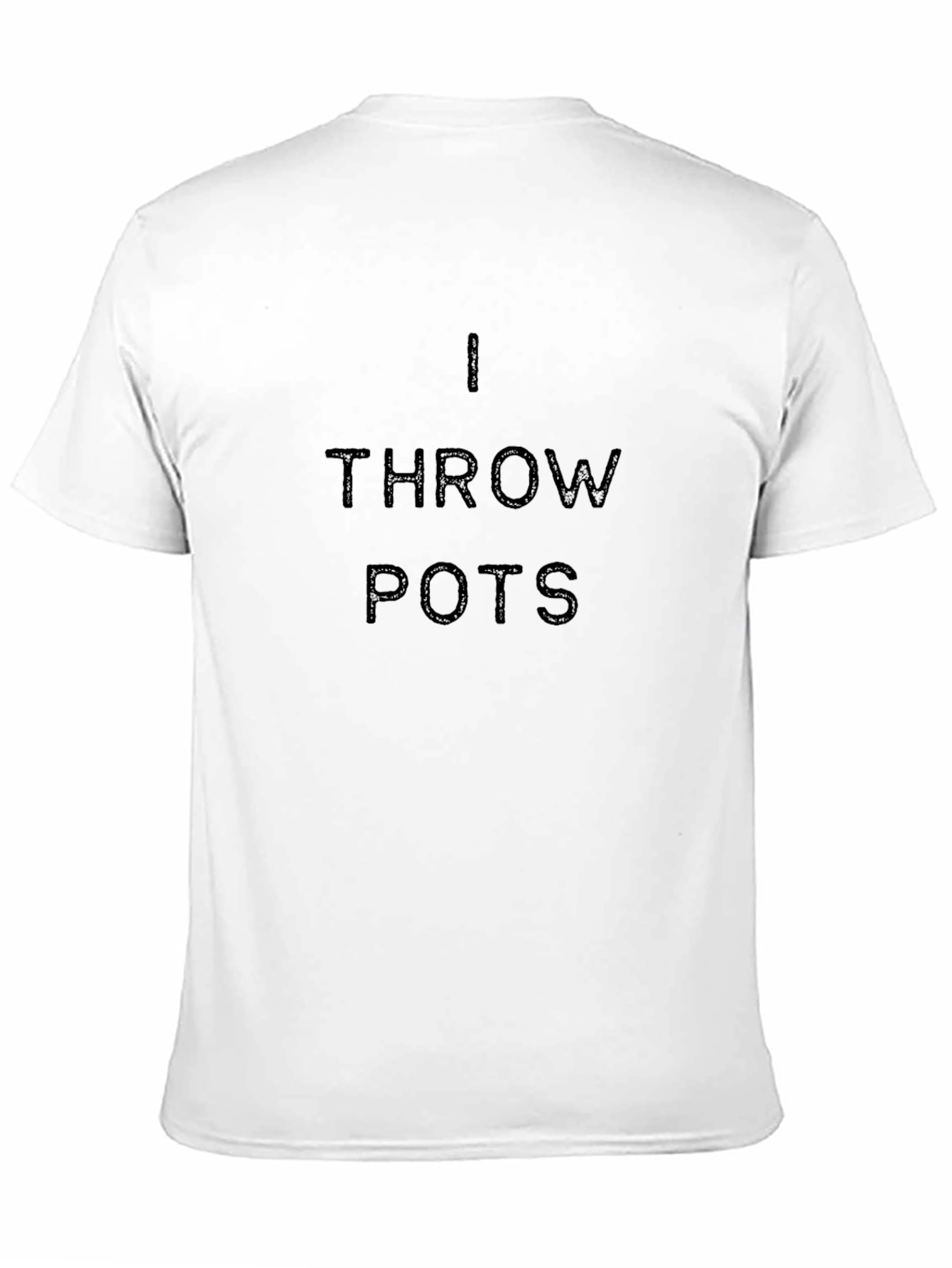 I Throw Pots Black Graphic Tee