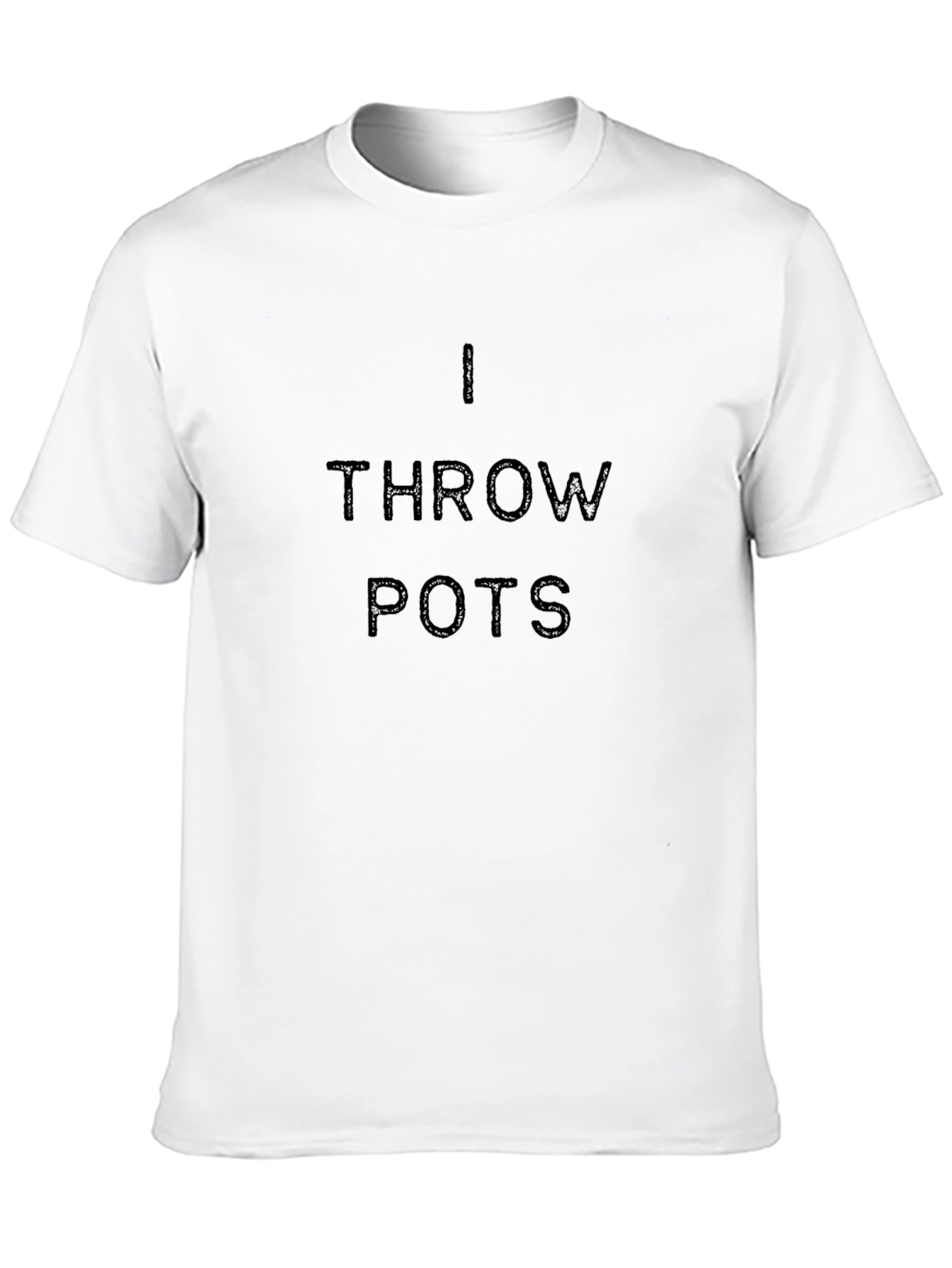 I Throw Pots Black Graphic Tee