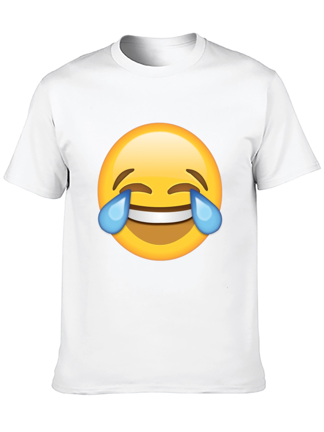Laughing Emoji Black T-Shirt
