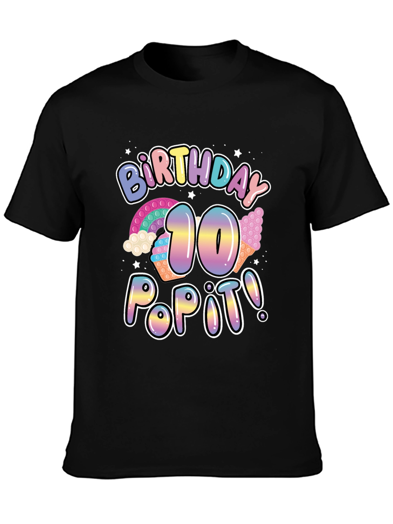 Birthday 10 Pop It T-shirt