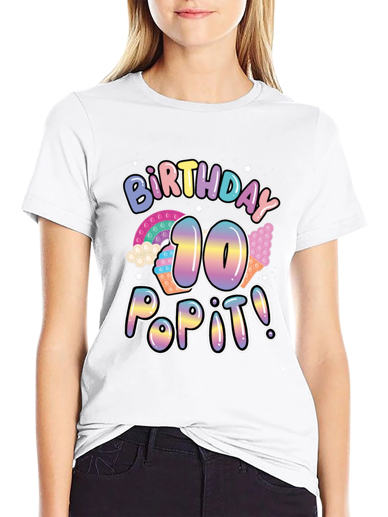Birthday 10 Pop It T-shirt