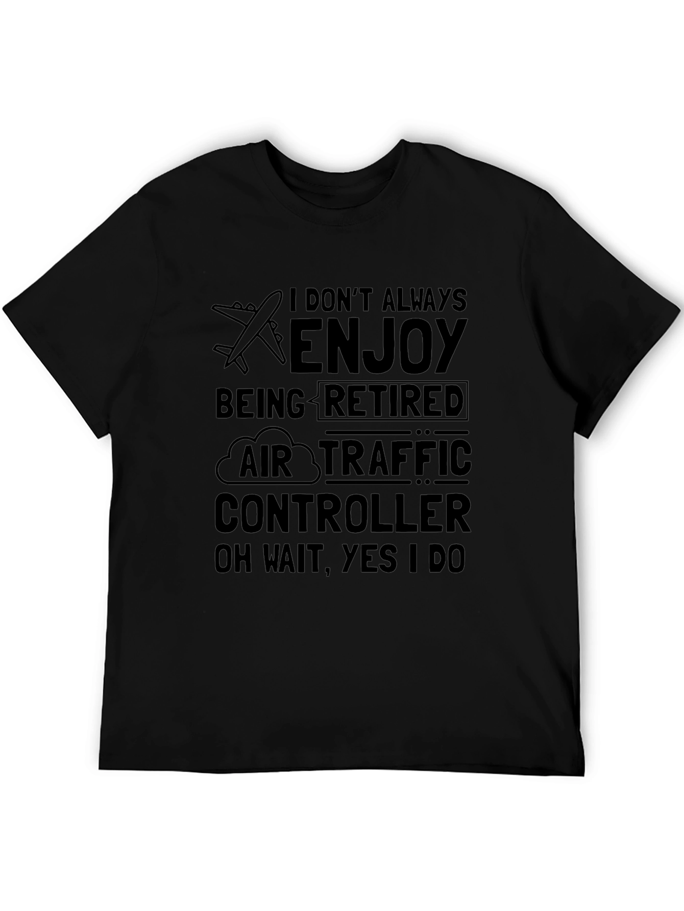 Retired Air Traffic Controller Graphic T-Shirt