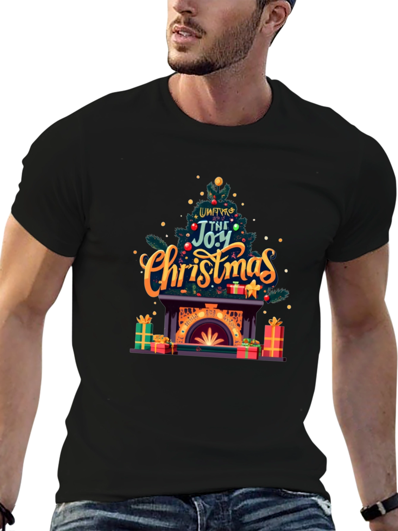 Joy of Christmas T-Shirt: Festive Holiday Apparel
