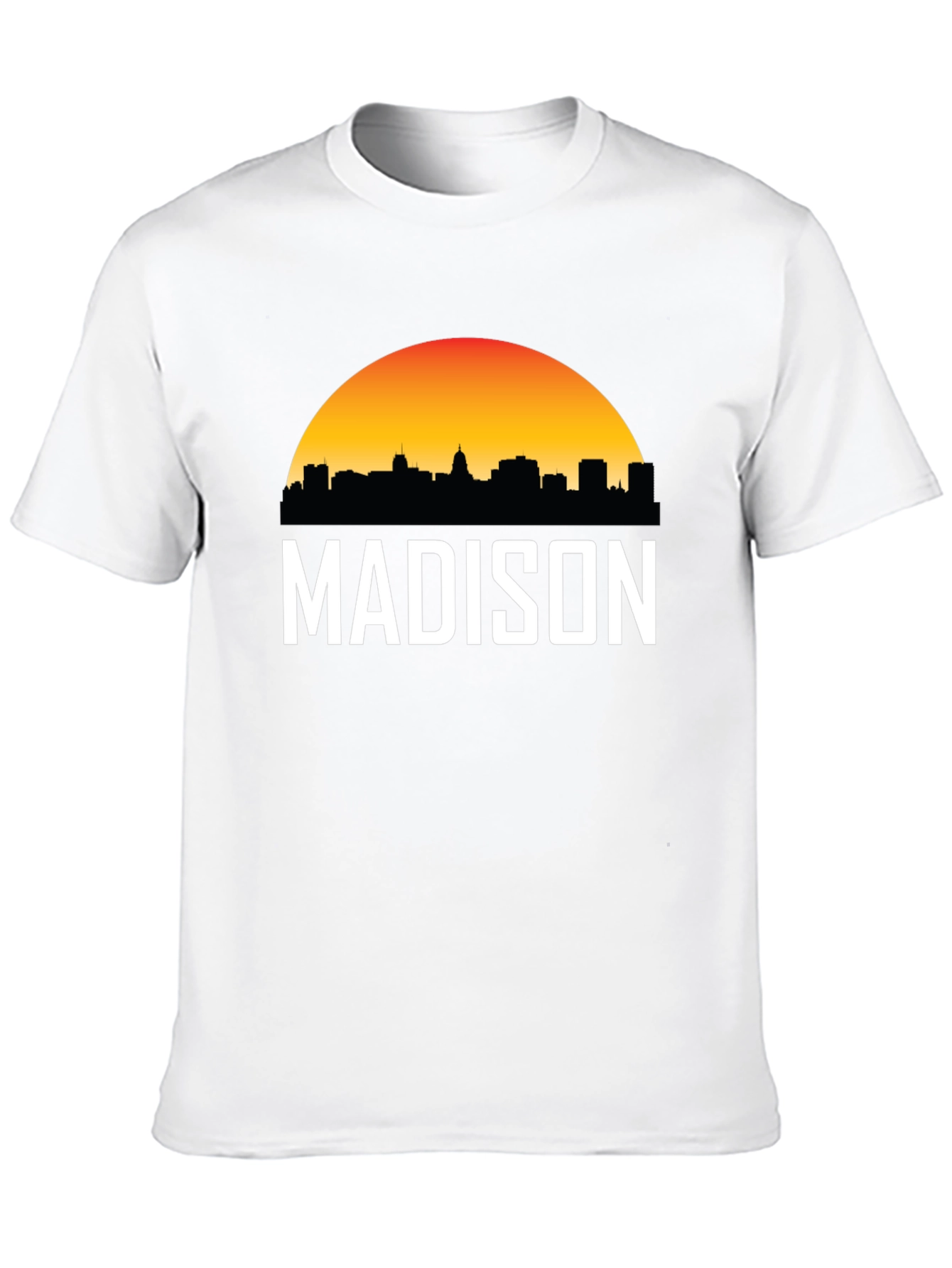 Madison Skyline T-Shirt - Sunset Graphic Tee