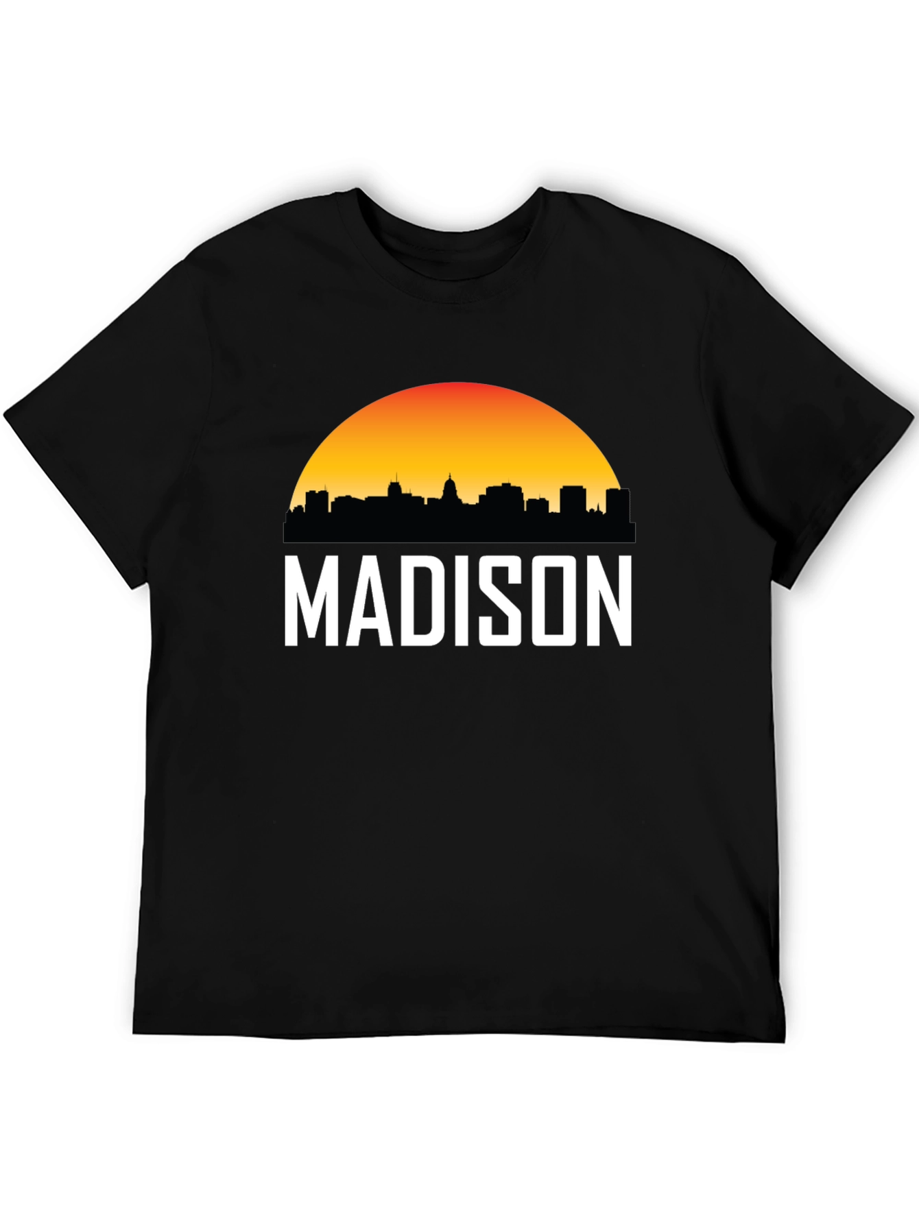 Madison Skyline T-Shirt - Sunset Graphic Tee