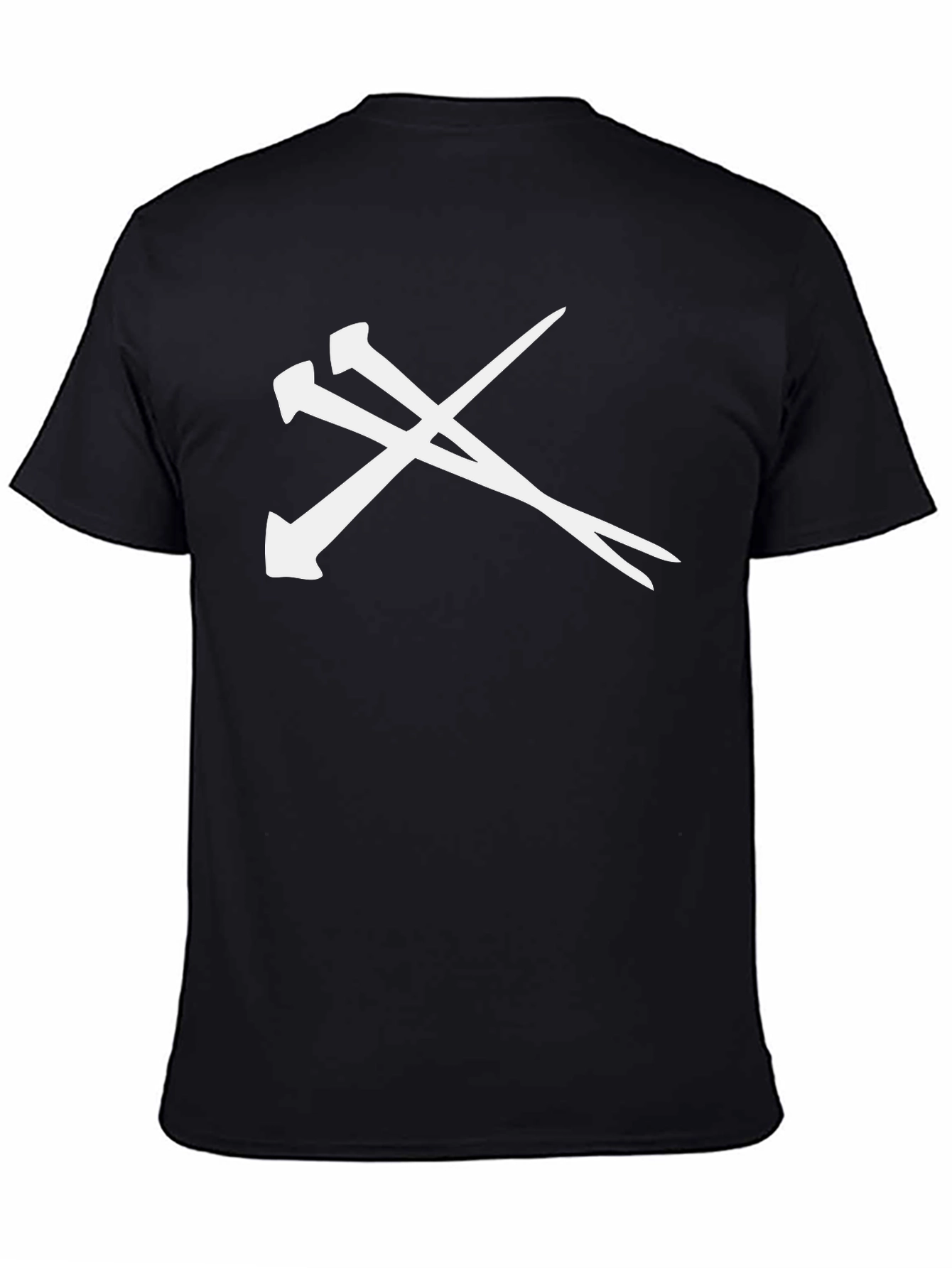 Nails Graphic Tee - Black Crew Neck