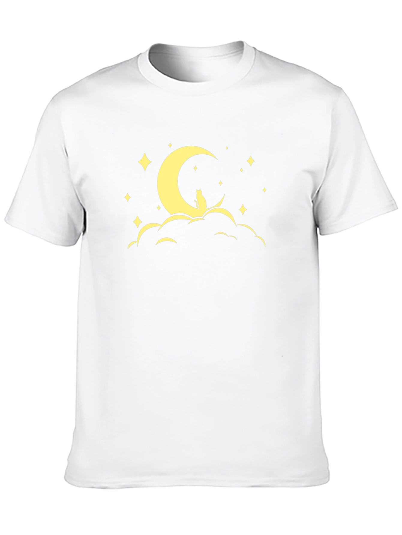 Cat Moon Star Graphic Tee