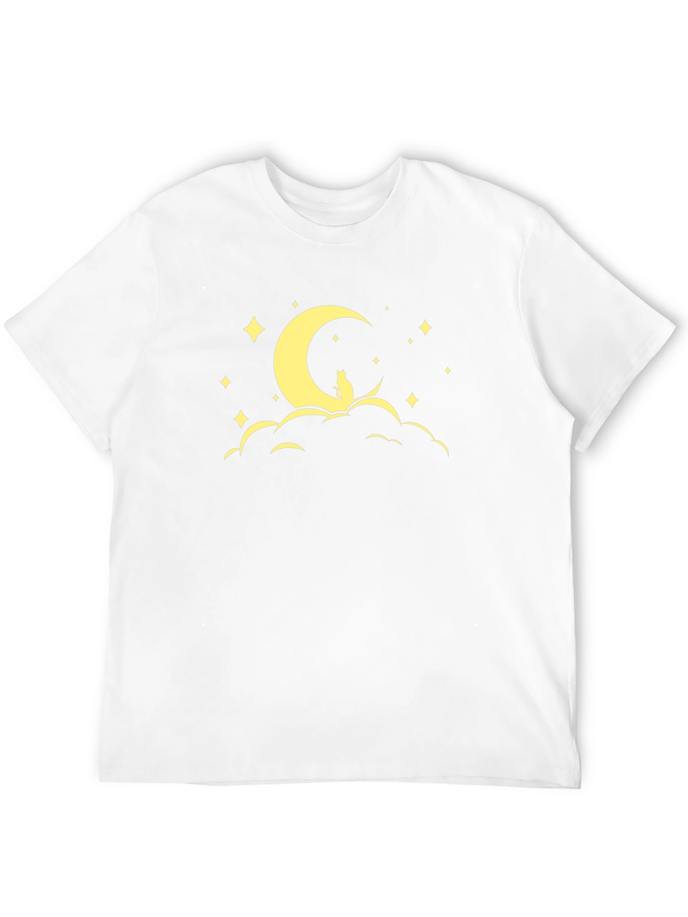 Cat Moon Star Graphic Tee