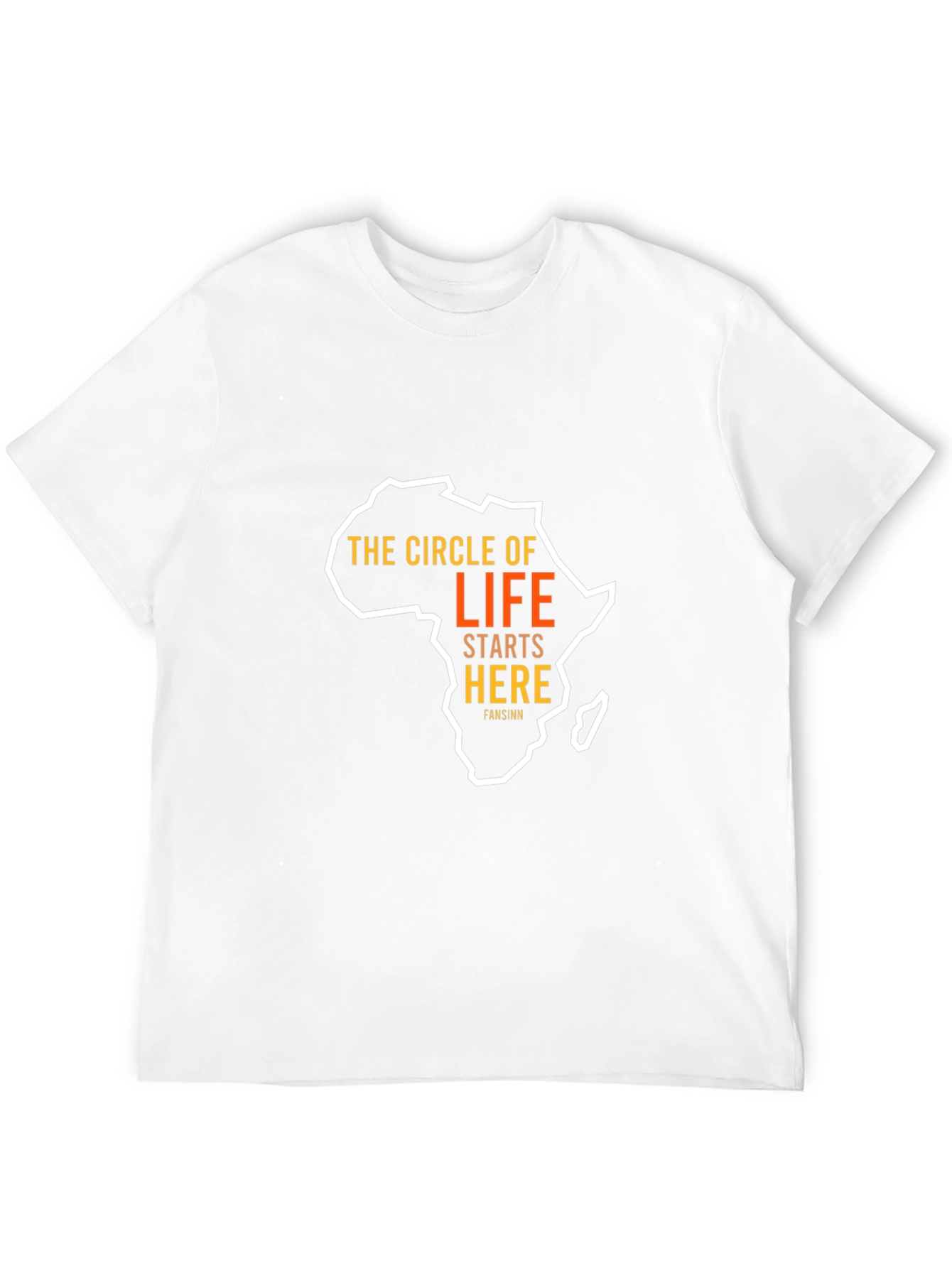 Africa Circle of Life Graphic Tee - Black