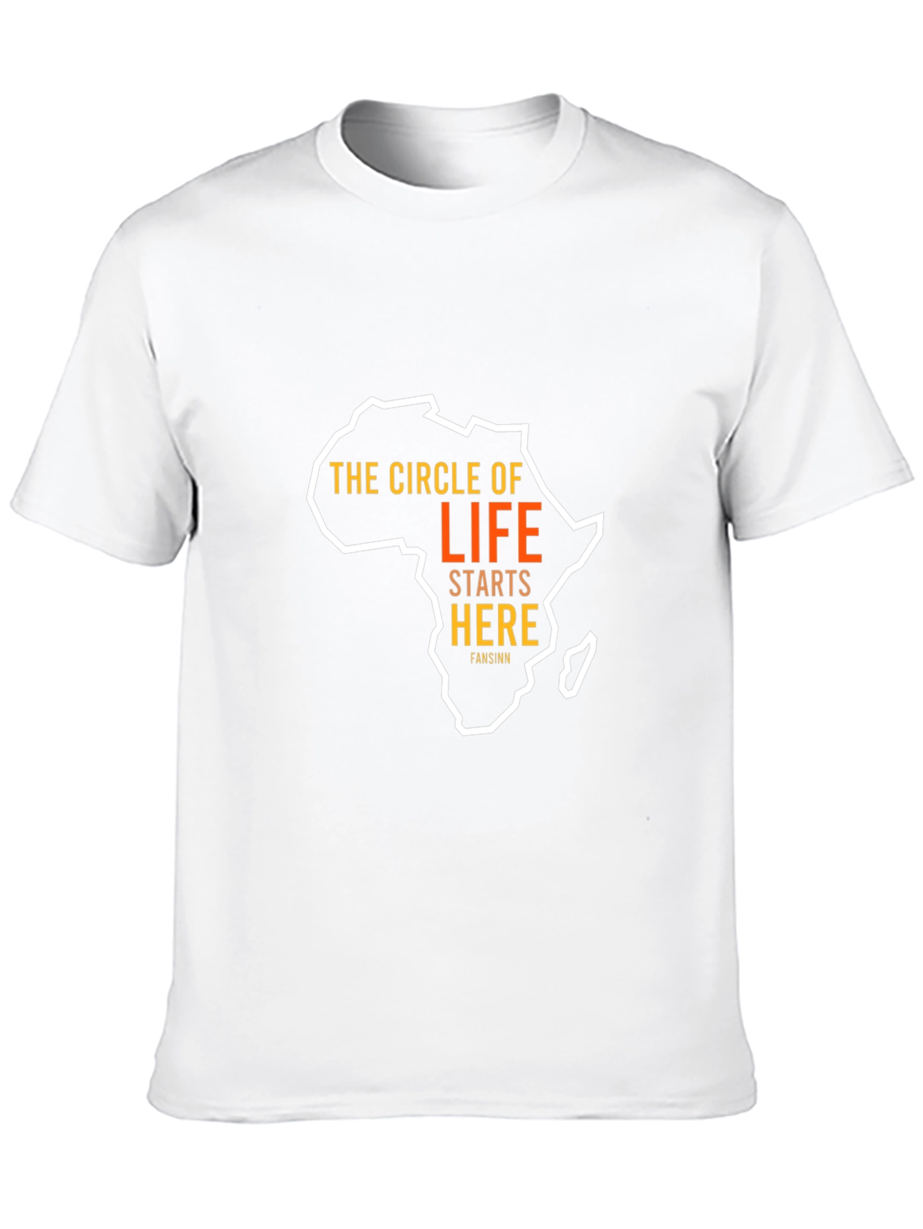 Africa Circle of Life Graphic Tee - Black