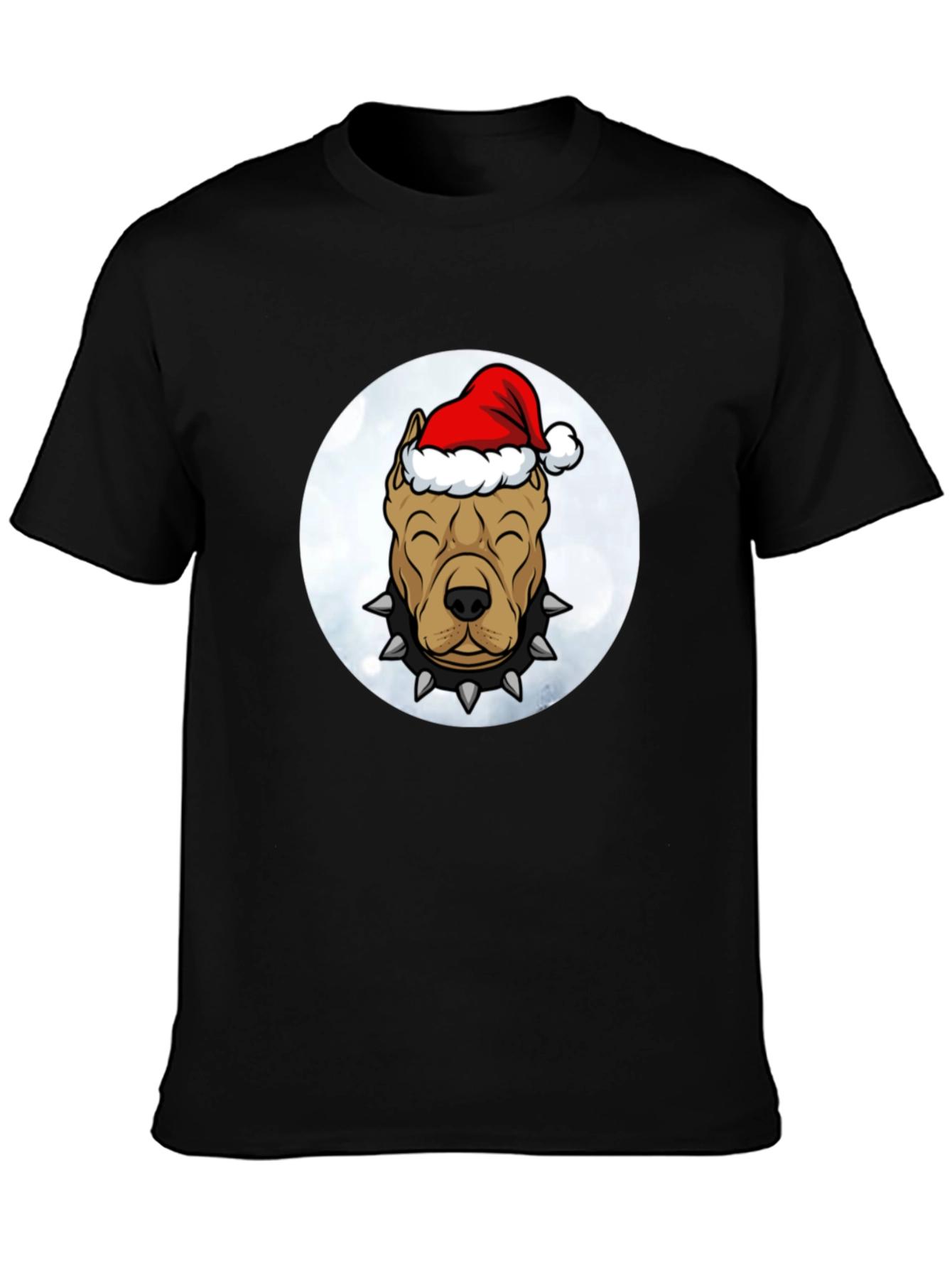 Christmas Pitbull Dog T-Shirt
