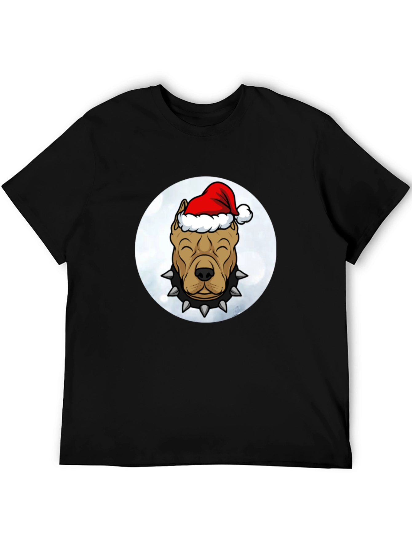 Christmas Pitbull Dog T-Shirt