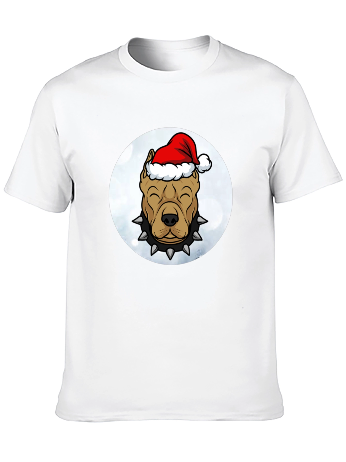 Christmas Pitbull Dog T-Shirt