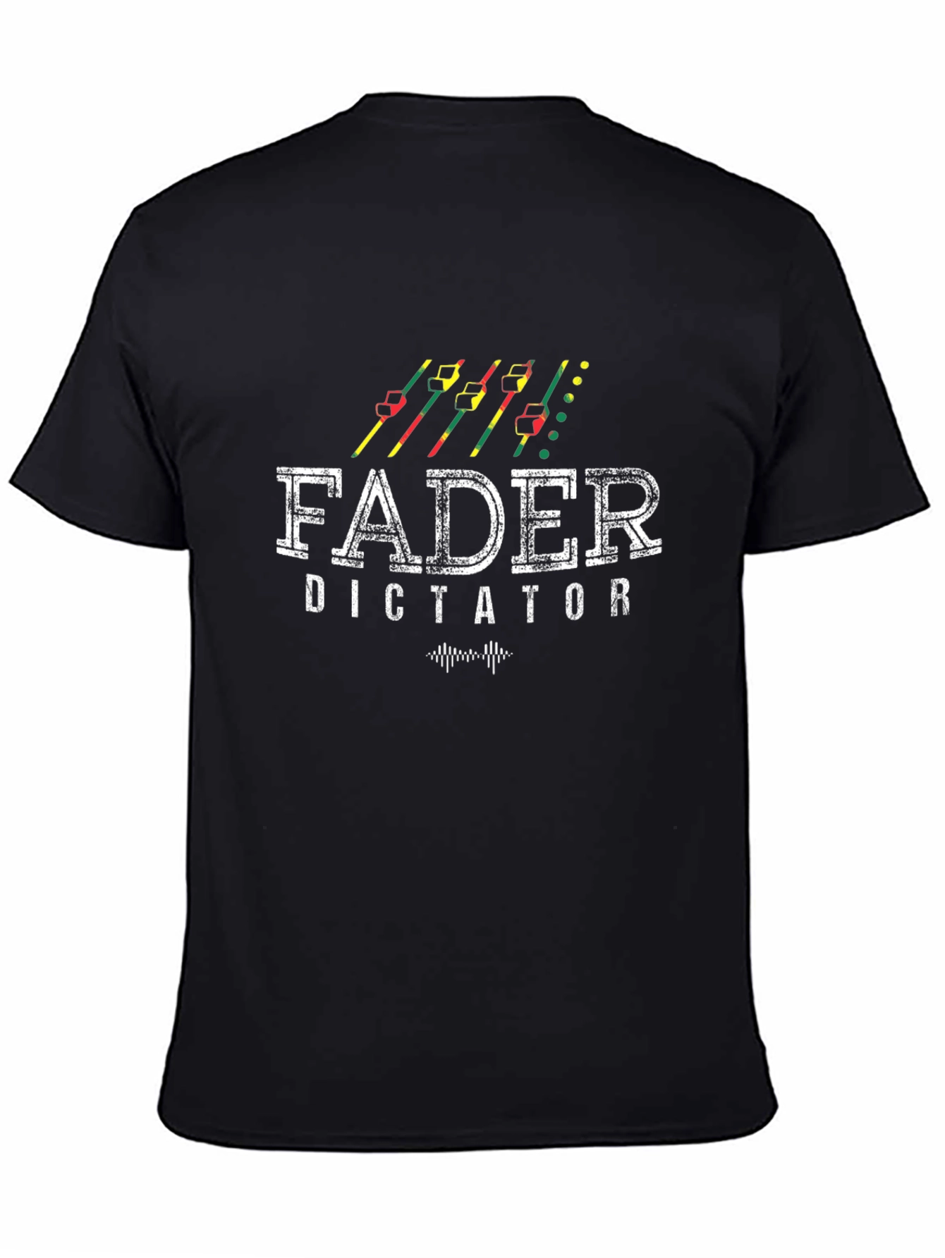 Fader Dictator Black Graphic T-Shirt