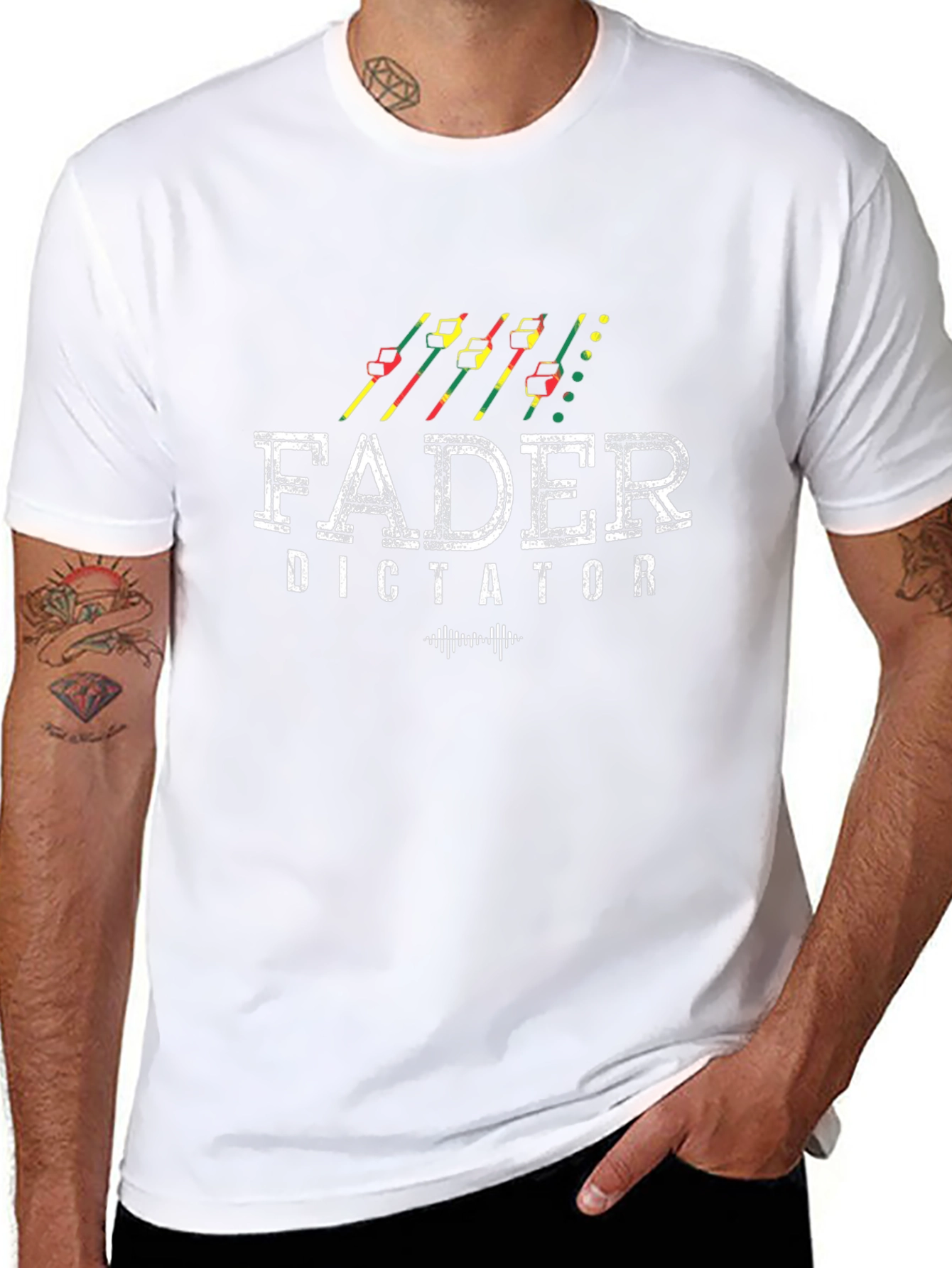 Fader Dictator Black Graphic T-Shirt