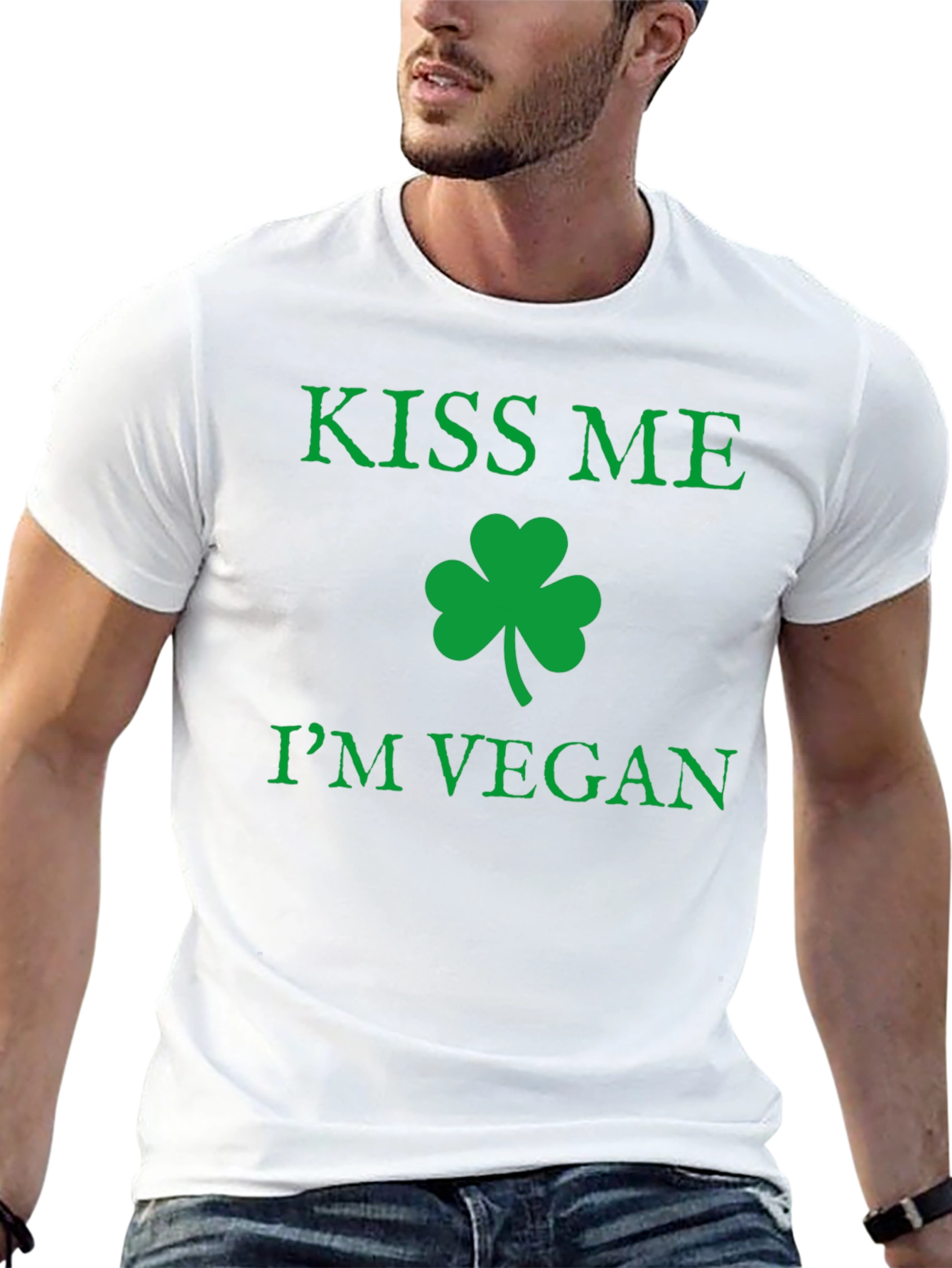 Kiss Me Im Vegan T-Shirt St. Patricks Day