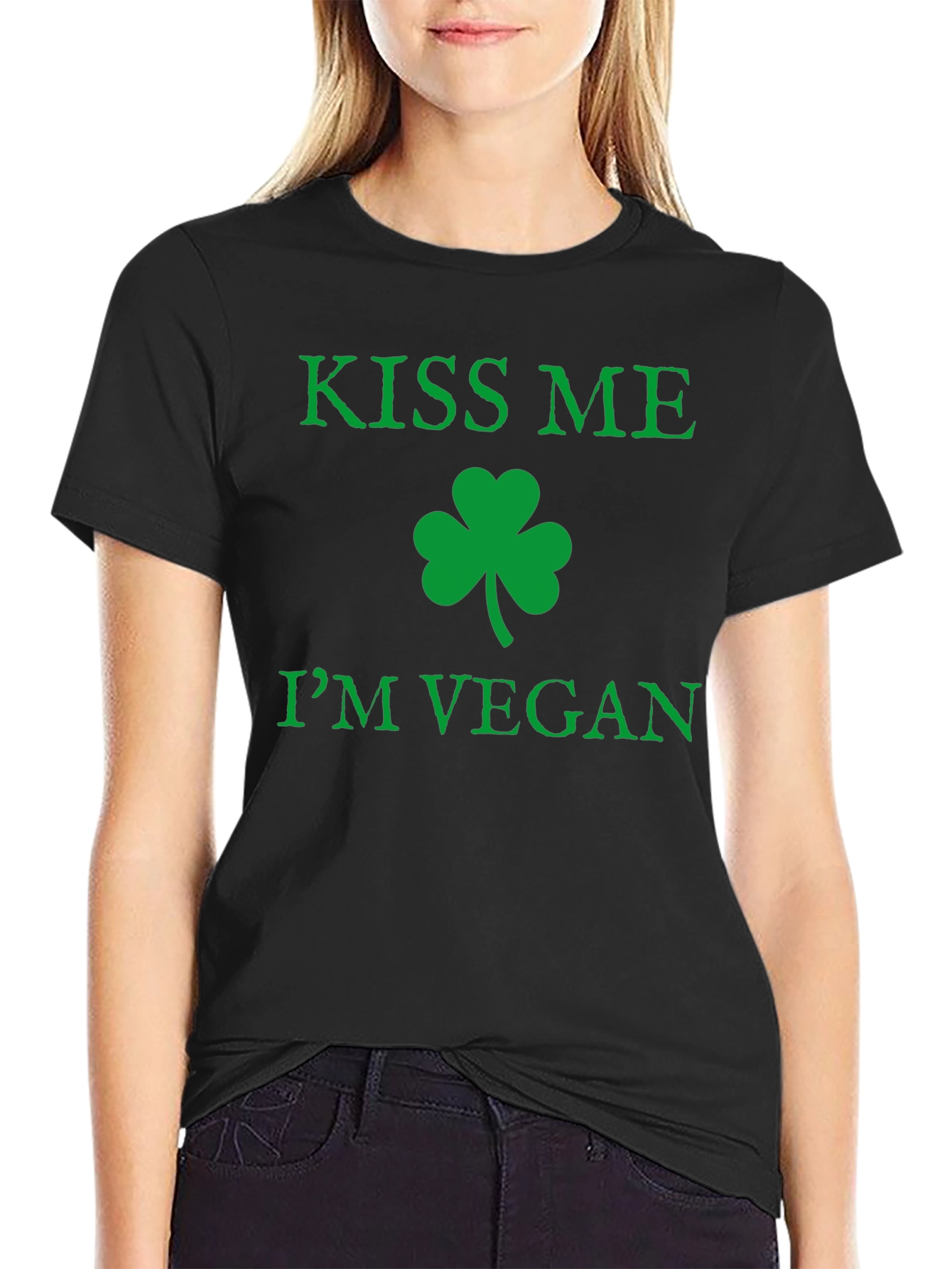 Kiss Me Im Vegan T-Shirt St. Patricks Day