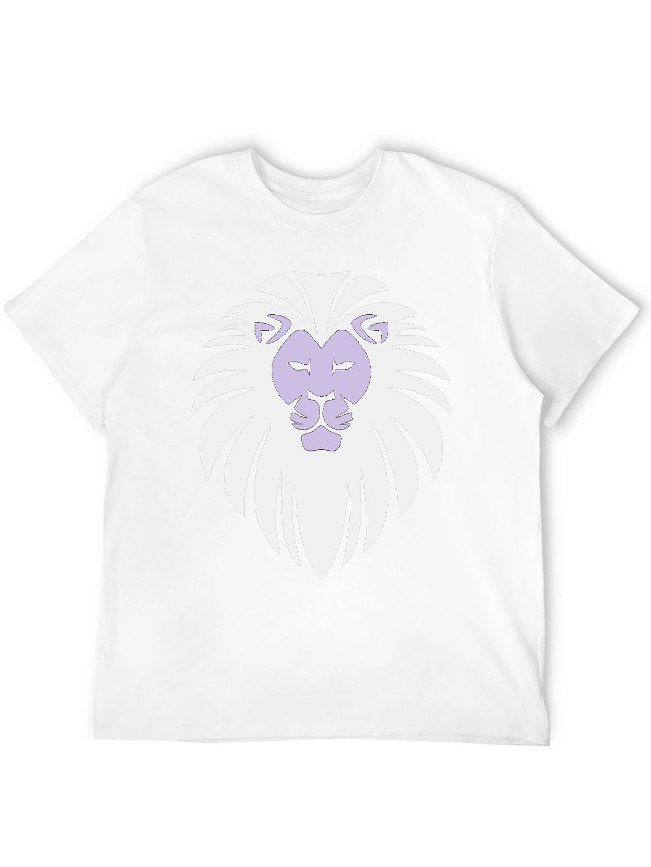 Lion Graphic Print Tee - Black