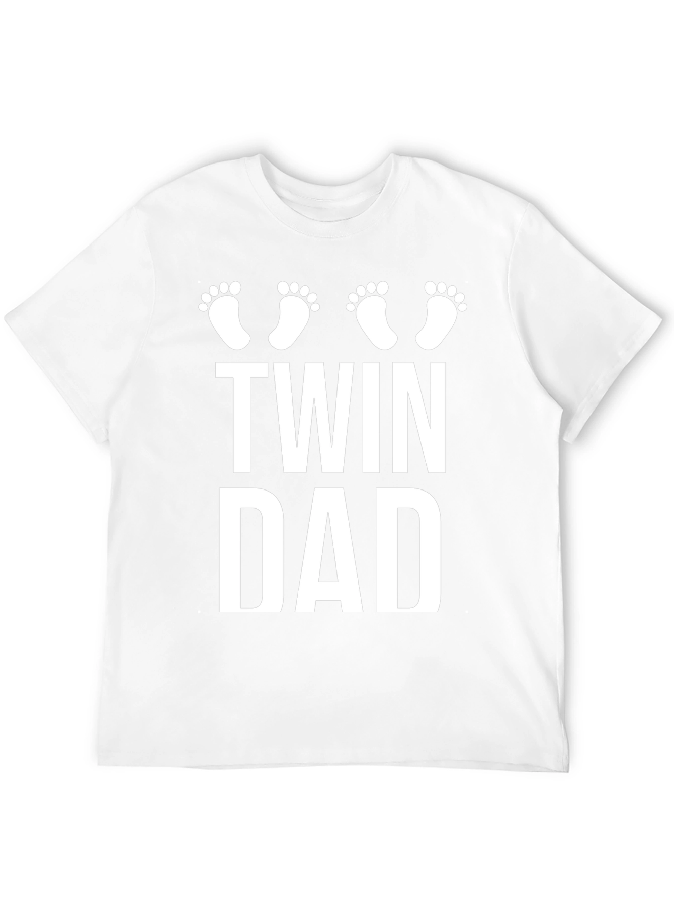 Twin Dad Black T-Shirt