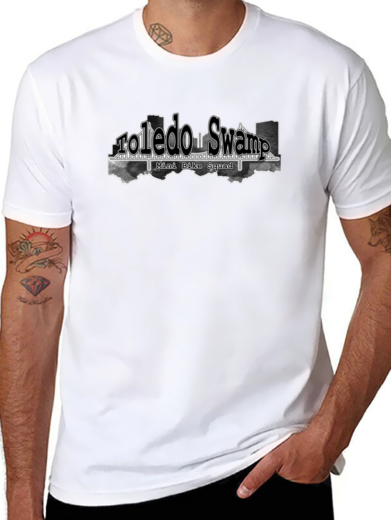 Toledo Swamp Mini Bike Squad Graphic T-Shirt