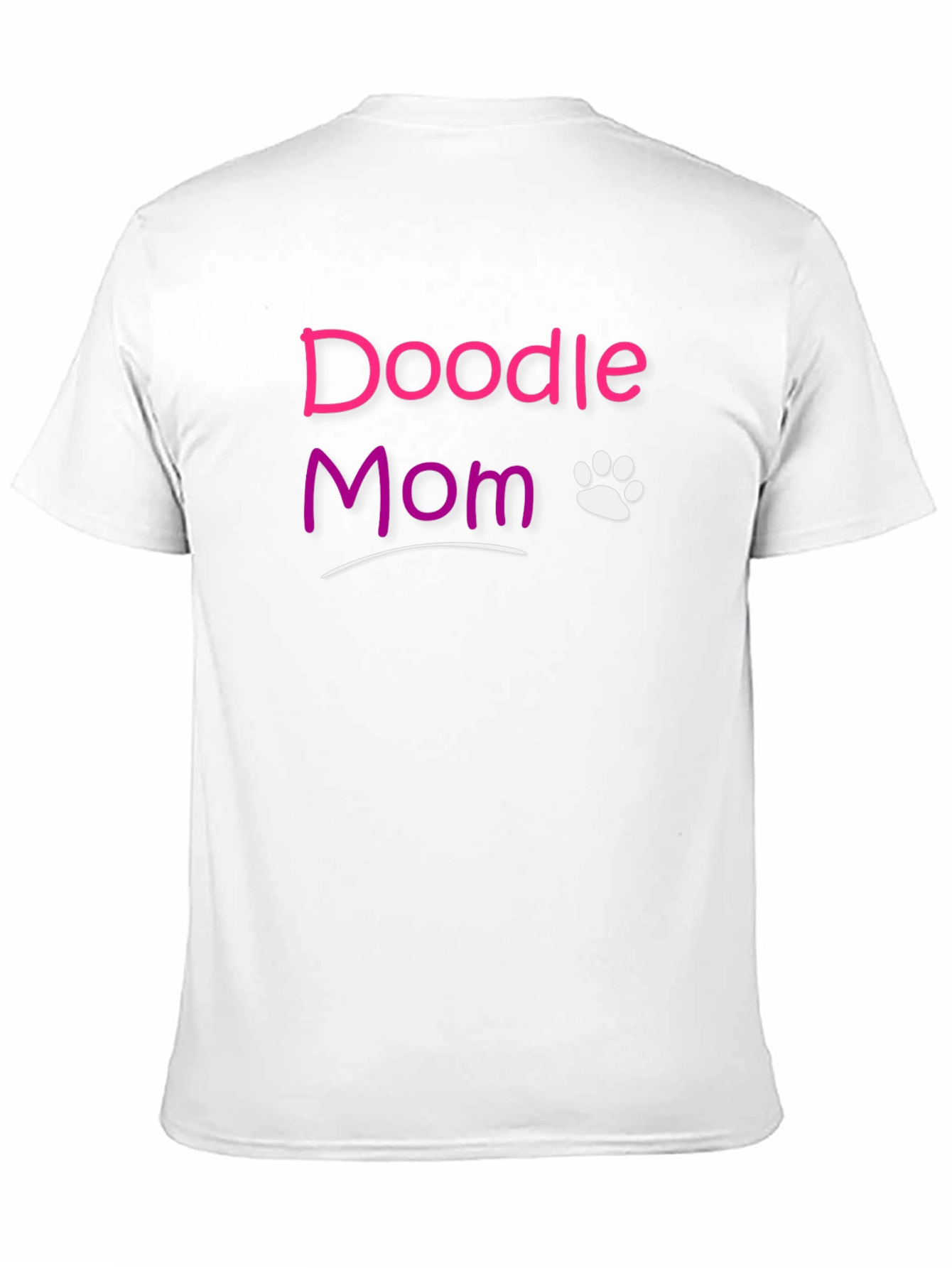 Doodle Mom Paw Print T-Shirt