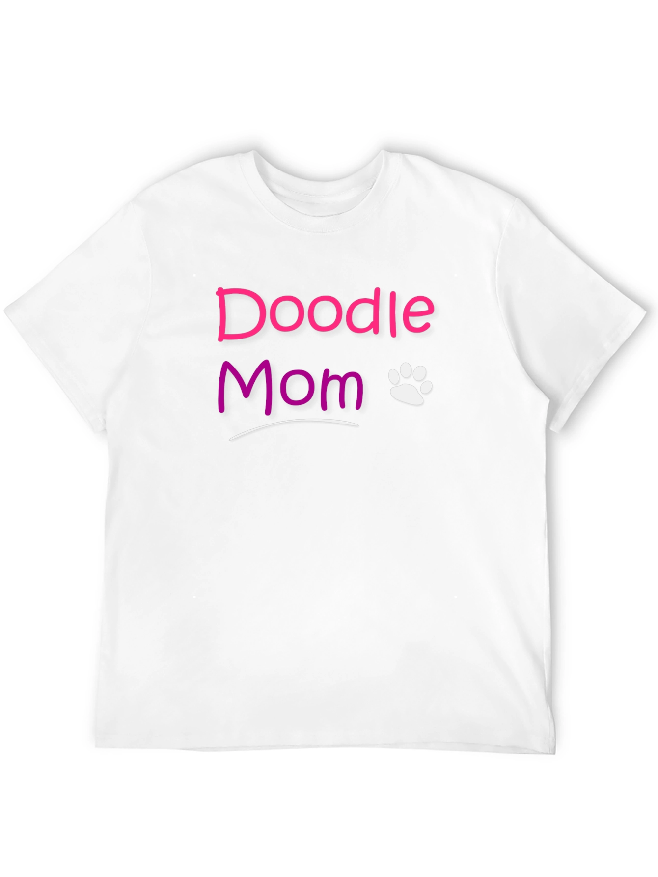 Doodle Mom Paw Print T-Shirt