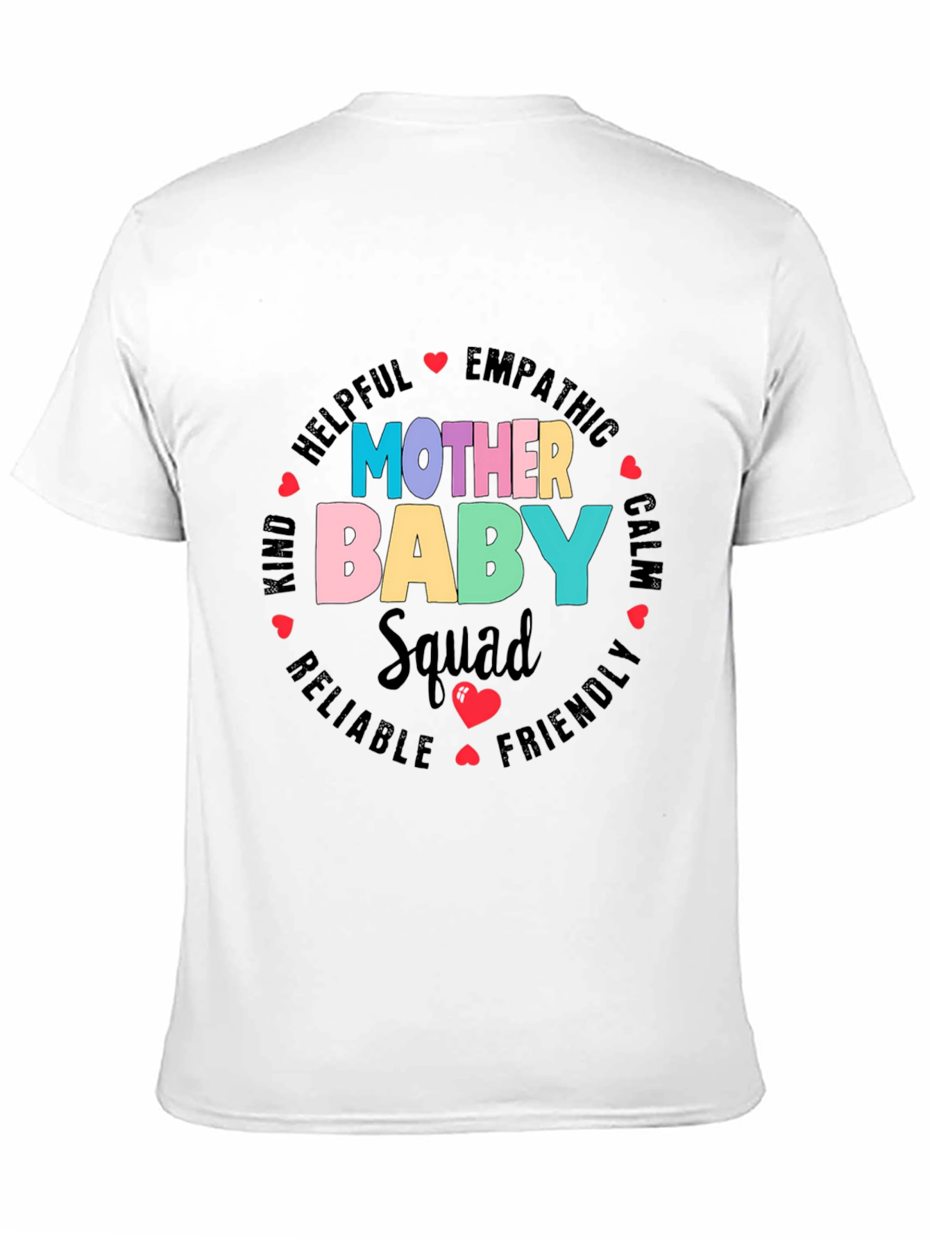 Mother Baby Squad Graphic Tee - Soft Cotton Blend