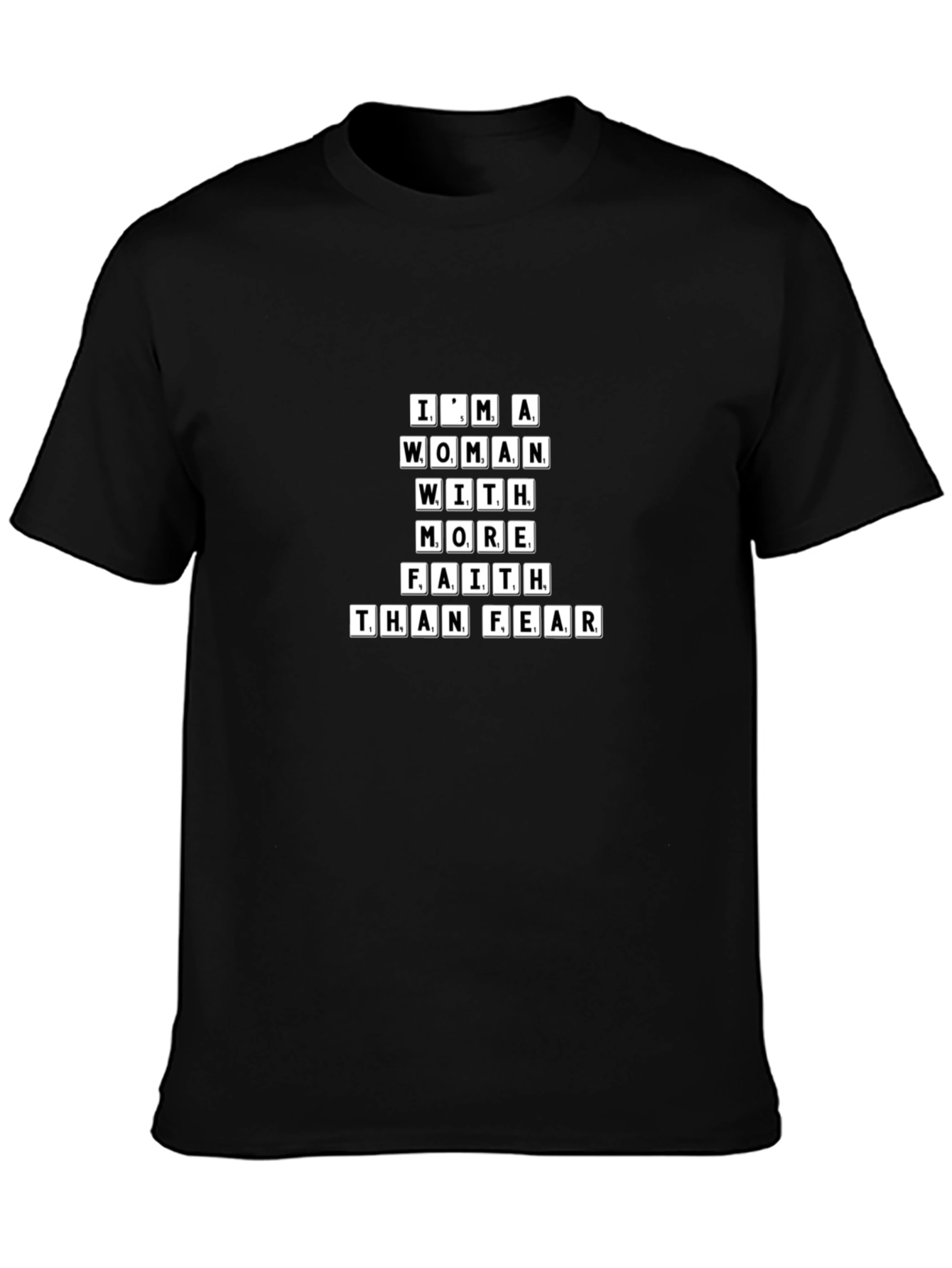 Im A Woman Faith Over Fear T-Shirt