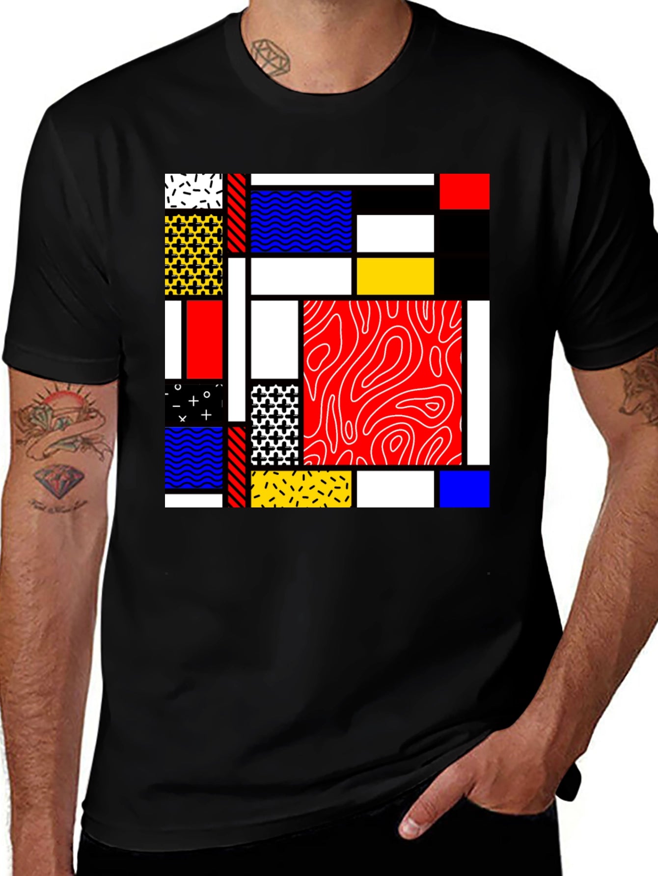 Abstract Geometric Art T-Shirt