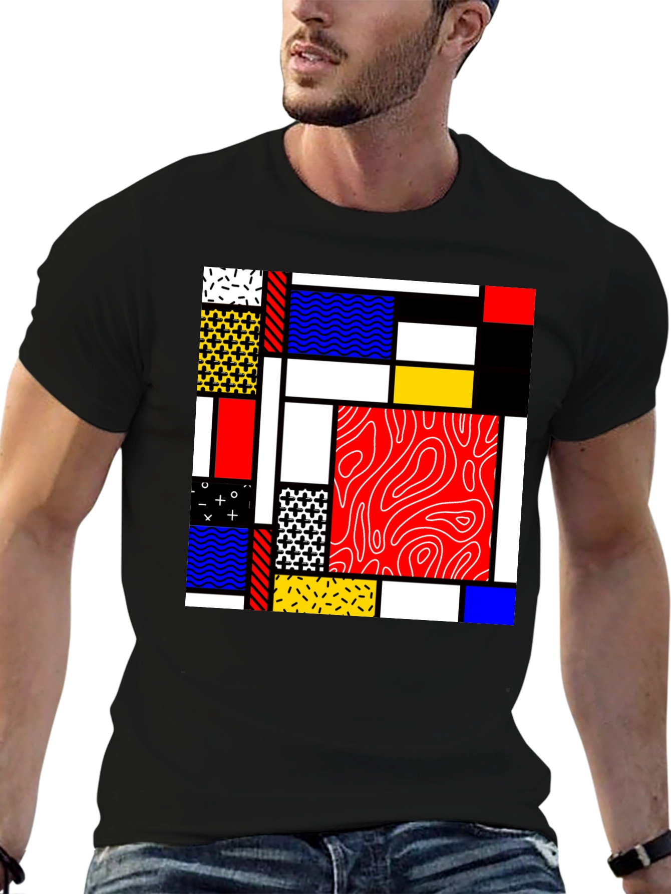 Abstract Geometric Art T-Shirt