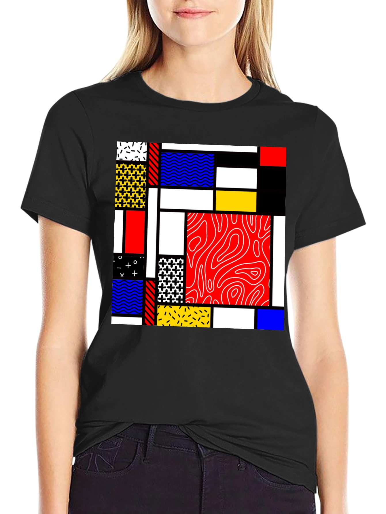 Abstract Geometric Art T-Shirt